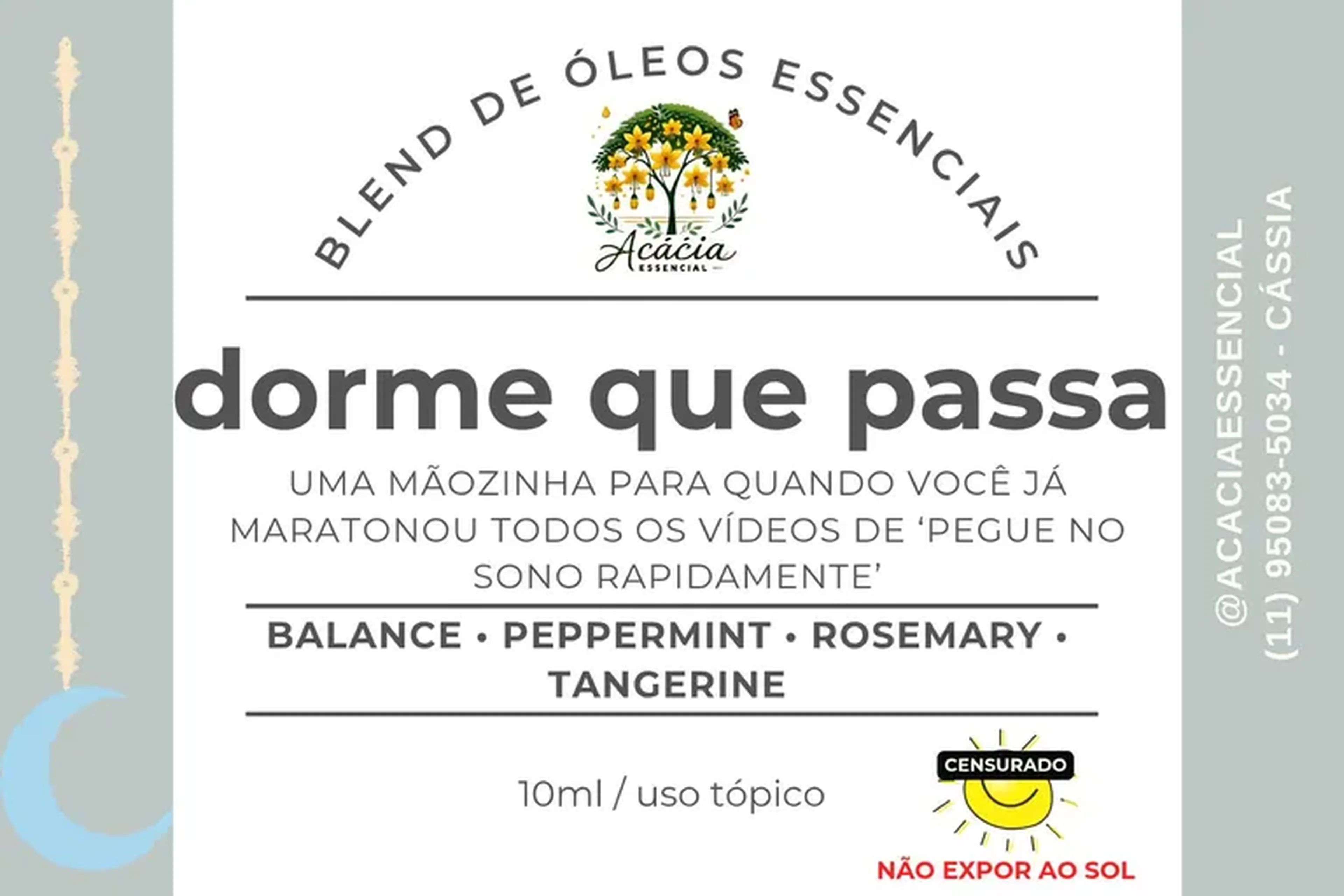 Blend Dorme Que Passa | Roll-on 10ml imagem