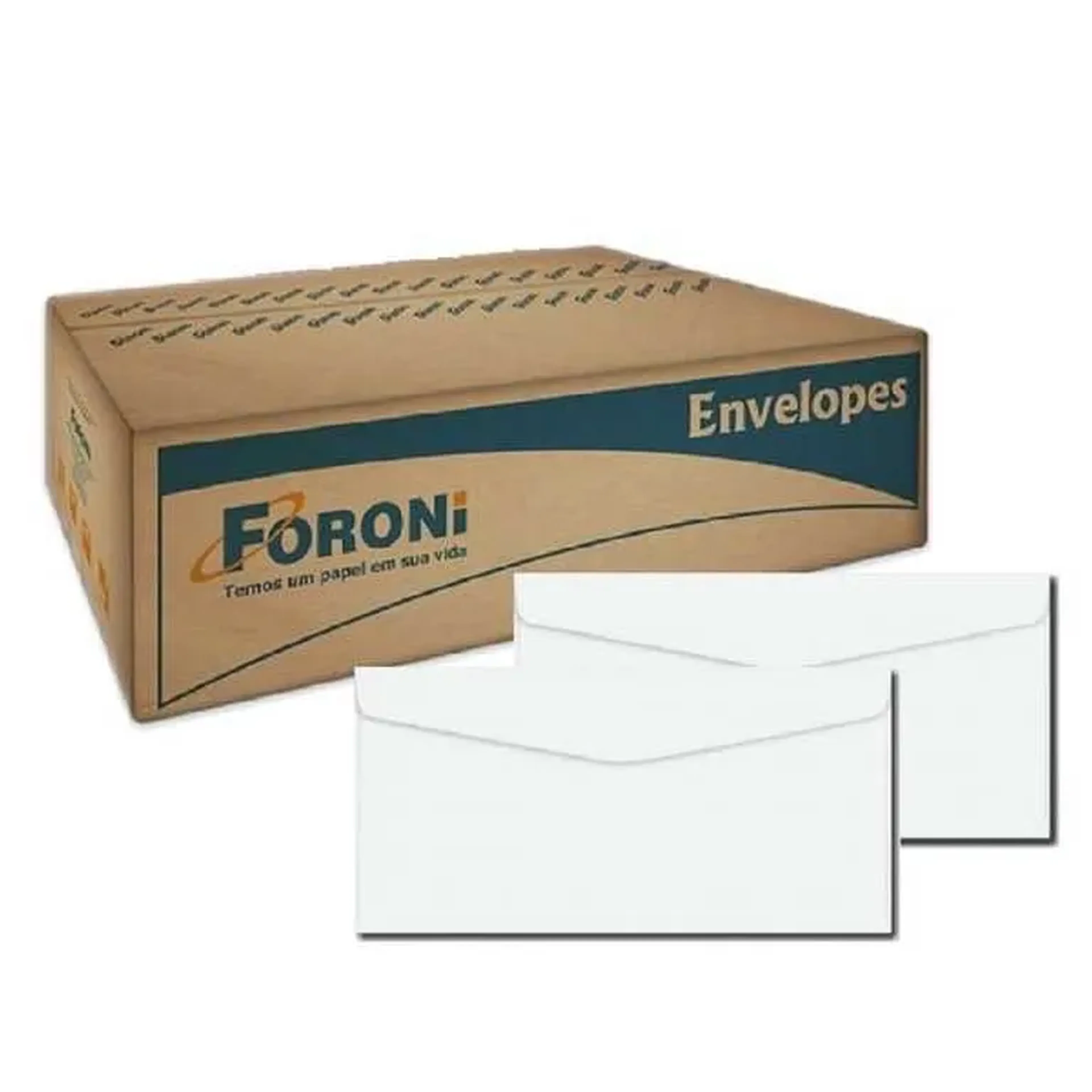 Envelope Oficio Pequeno Branco 114x229mm 75g 1000 Unidades imagem
