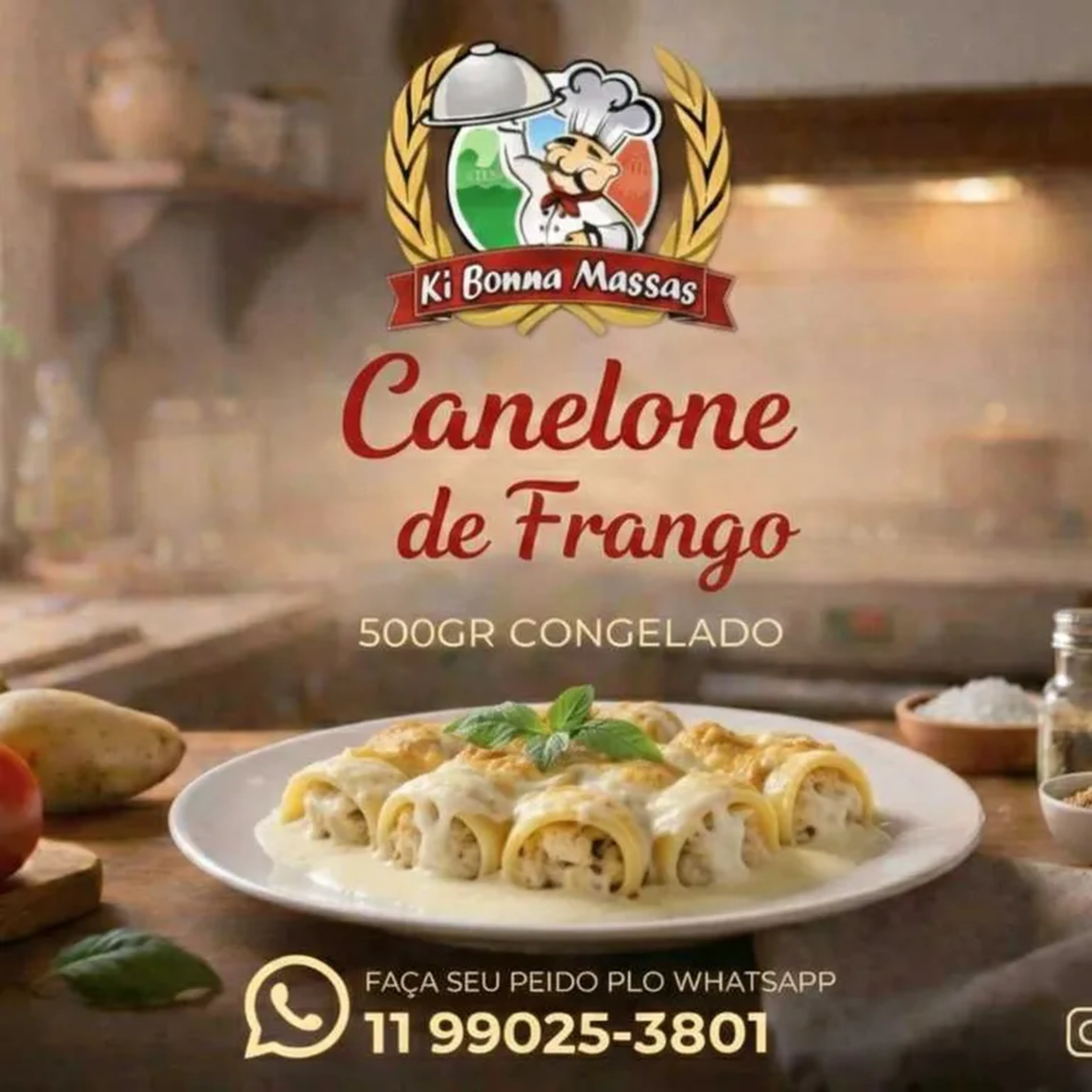 Canelone de Frango imagem