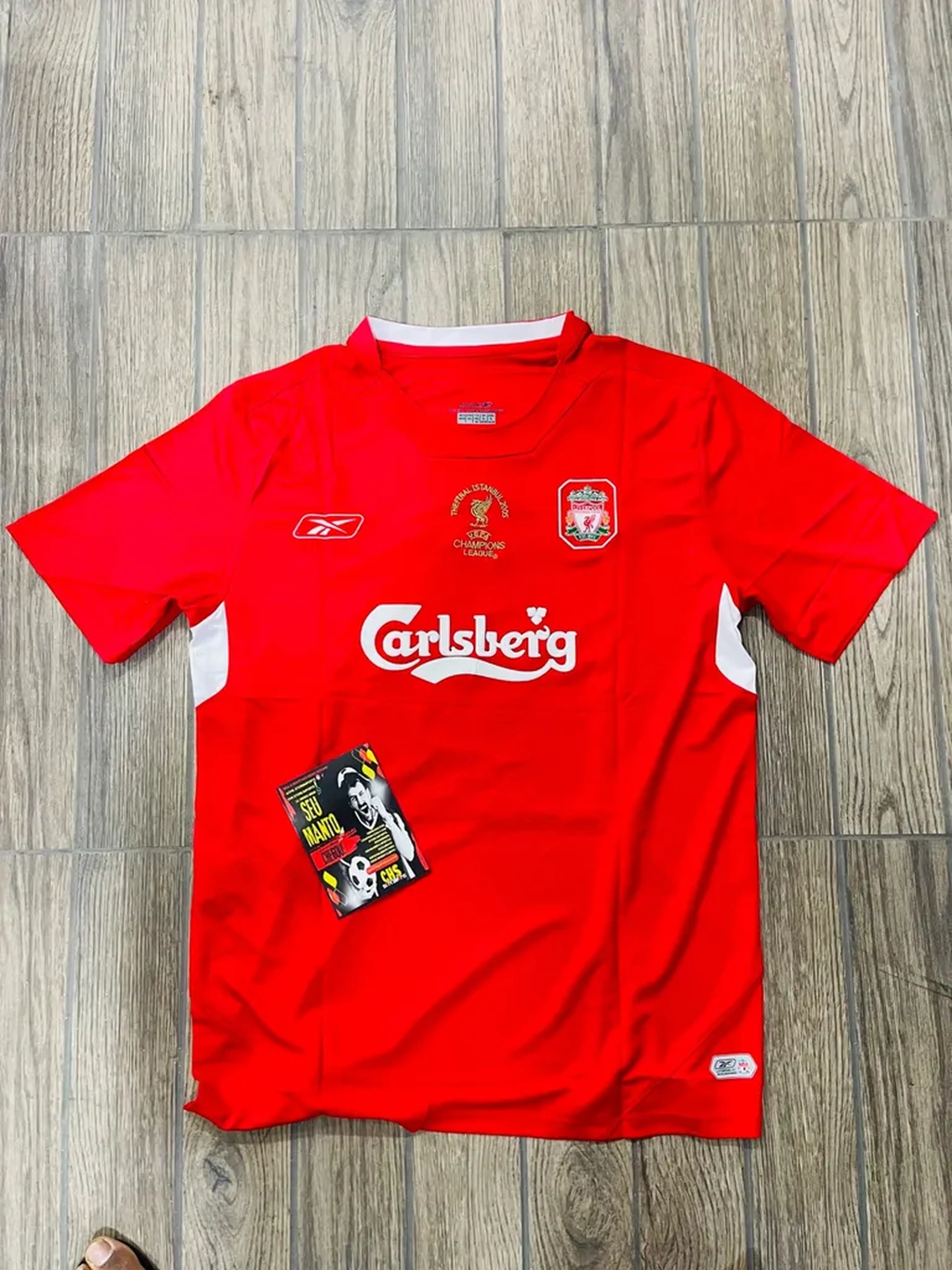Camisa Liverpool Retrô 04.05 Gerrard imagem