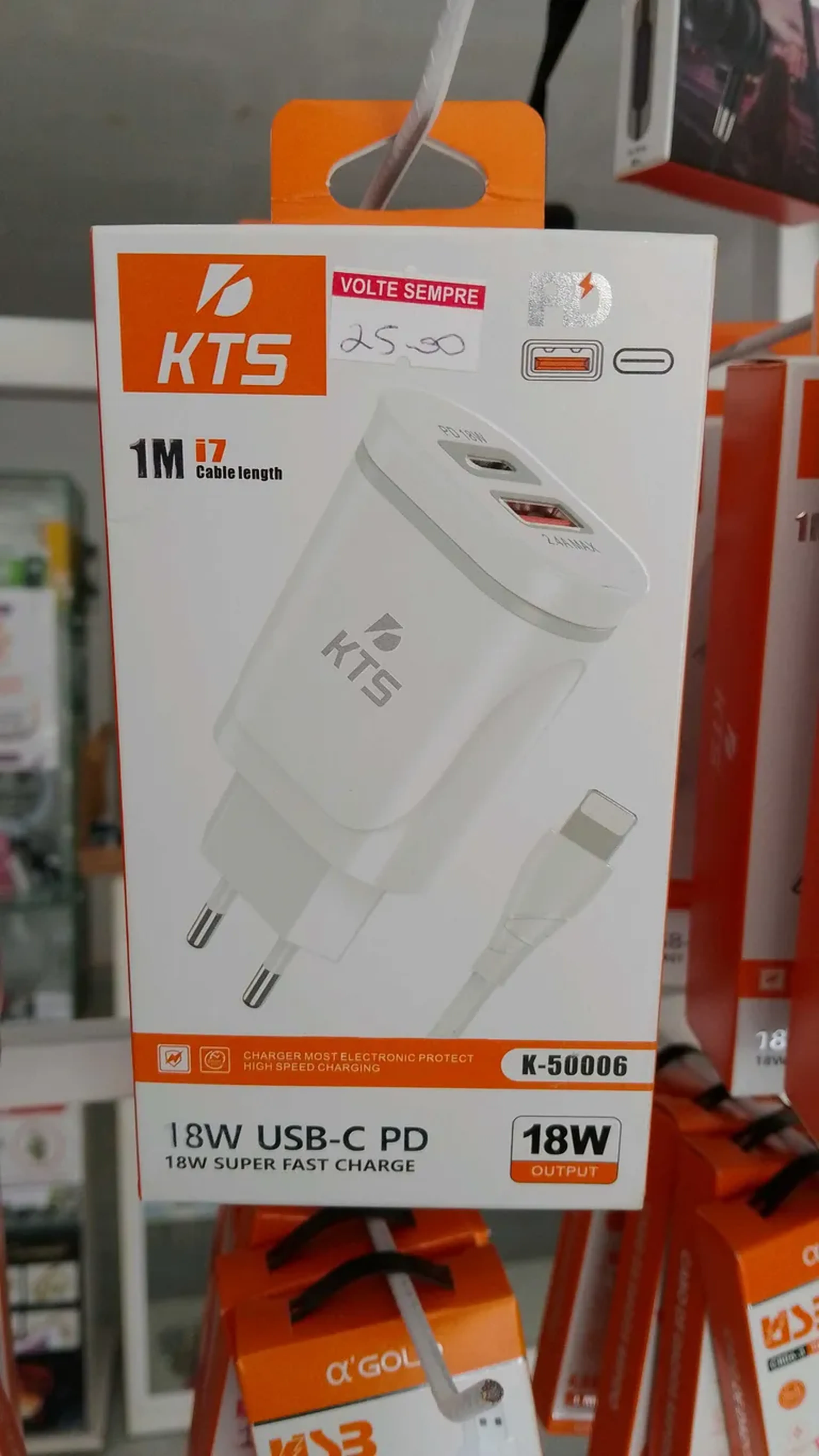 Carregador USB-C KTS imagem