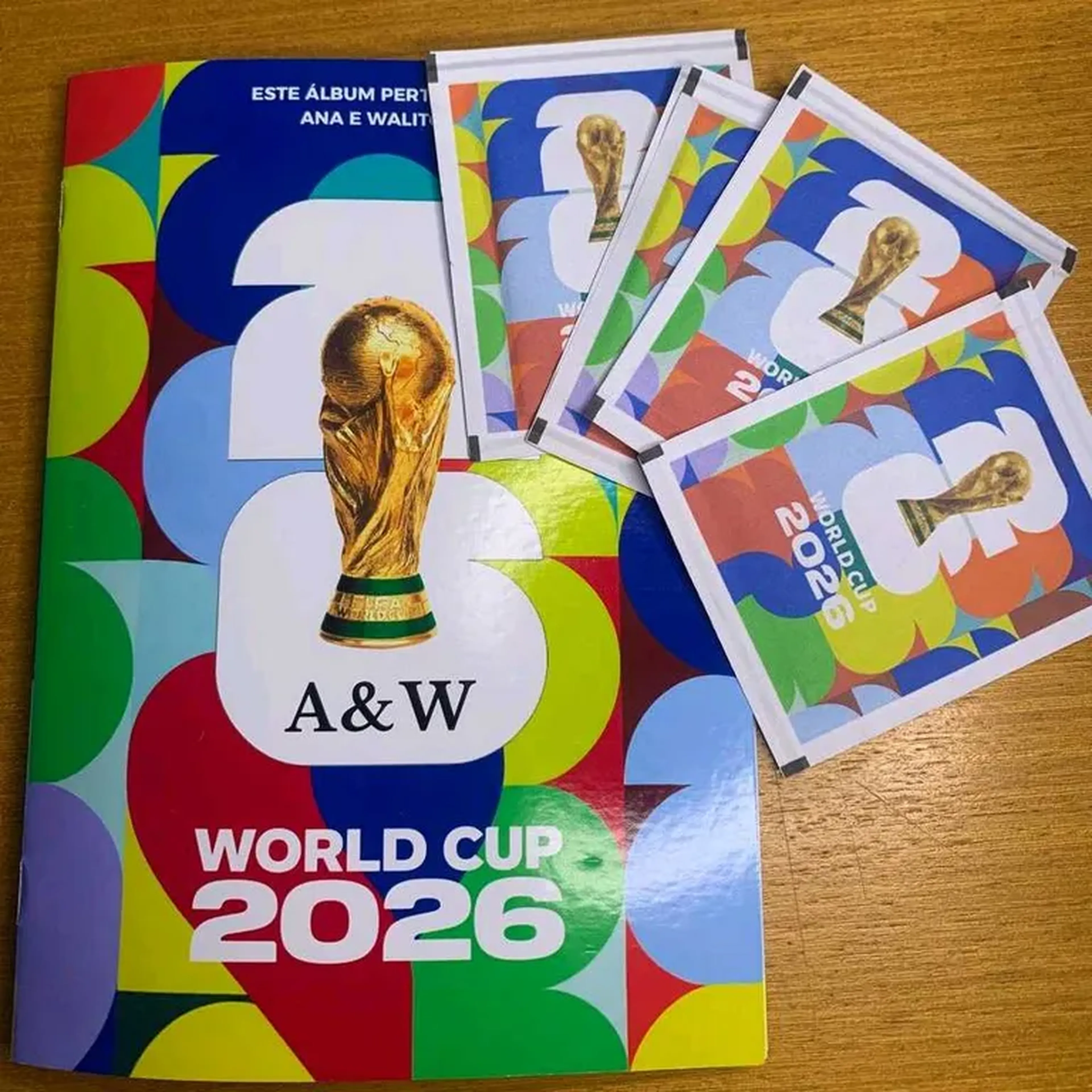 Álbum Figurinhas Personalizado Copa 2026 🏆 imagem