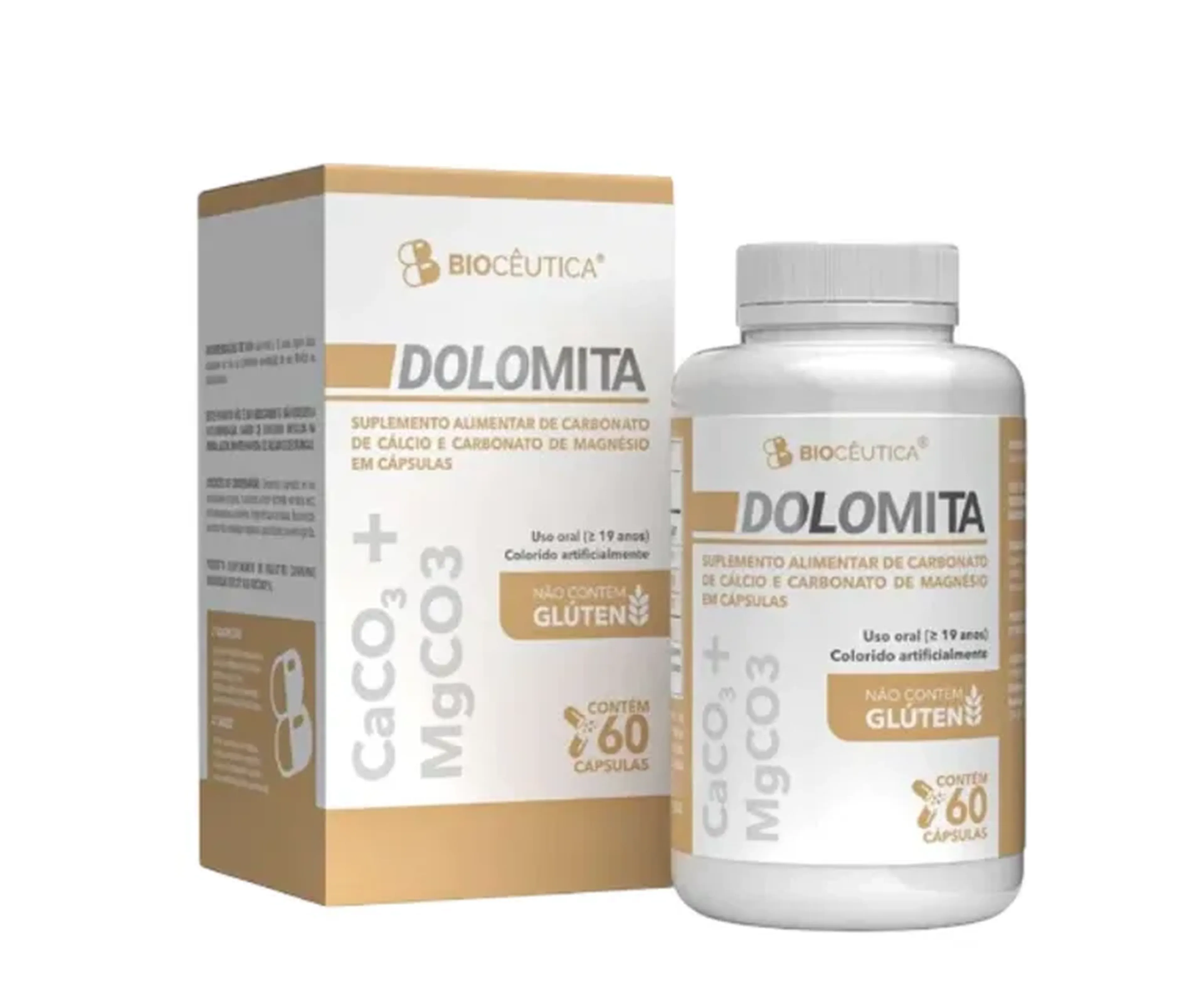 SUPLEMENTO ALIMENTAR DOLOMITA DE CARBONATO DE CALCIO BIOCEUTICA imagem