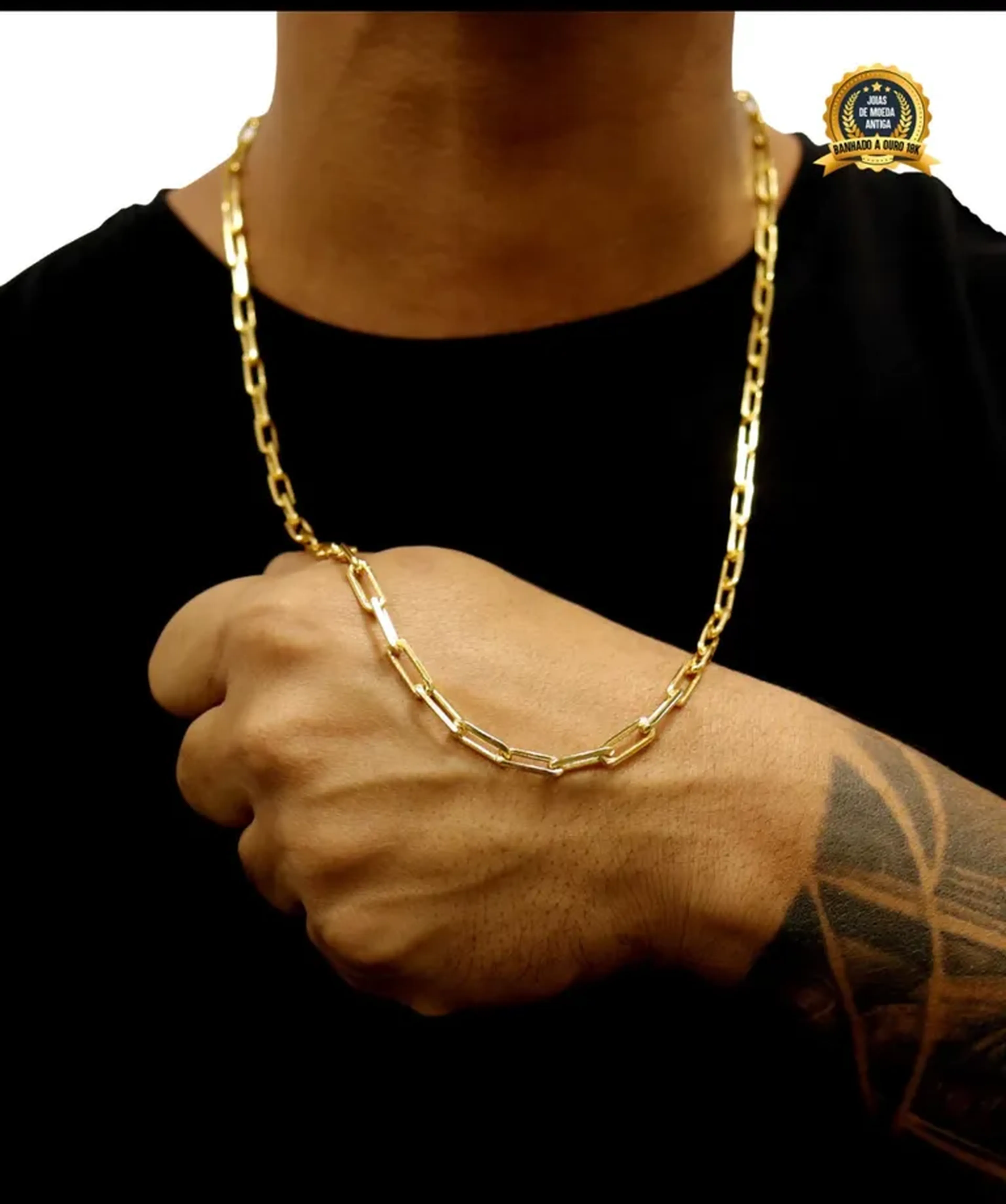 CORRENTE CARTIER LONG 5MM imagem
