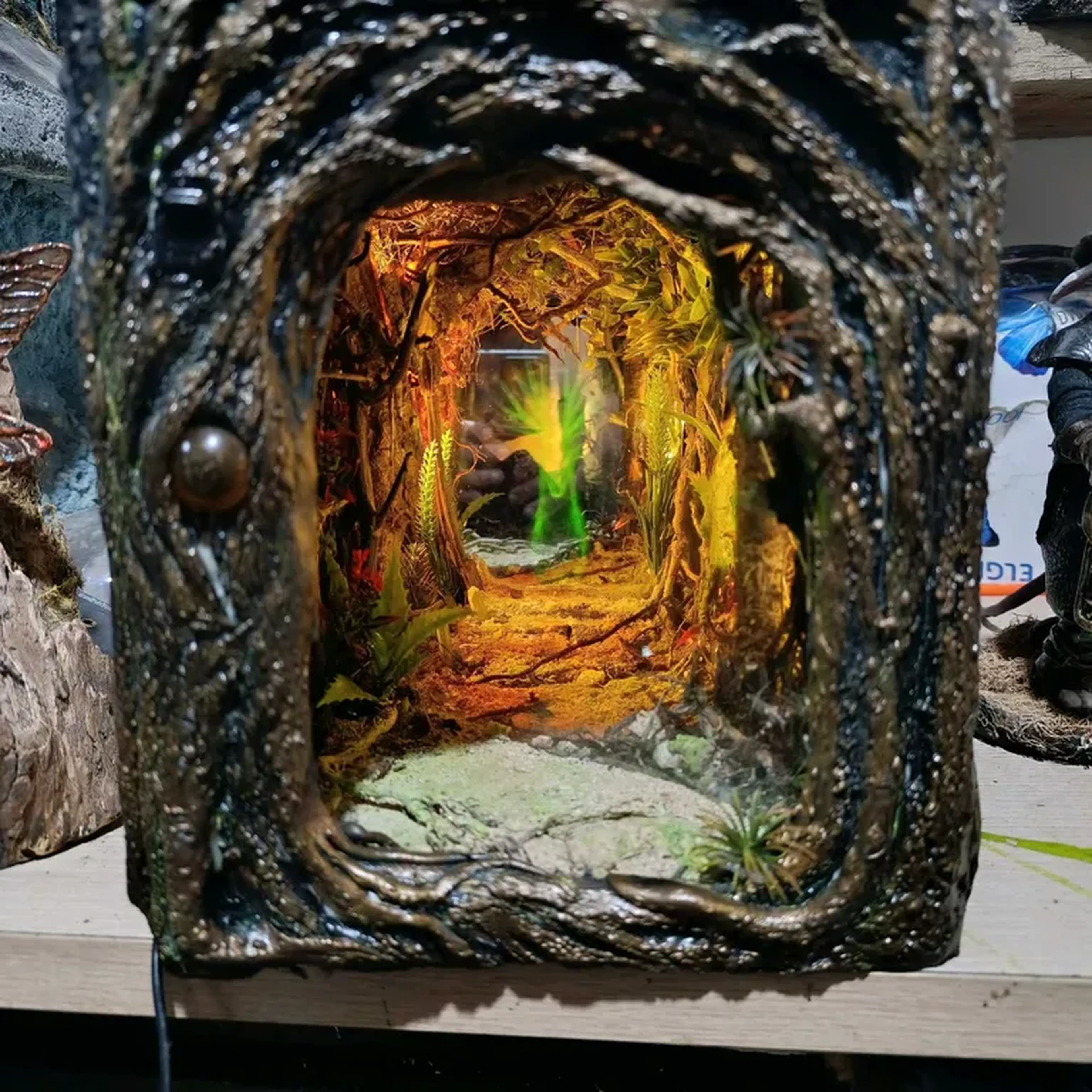 Diorama de fantasia holograma imagem