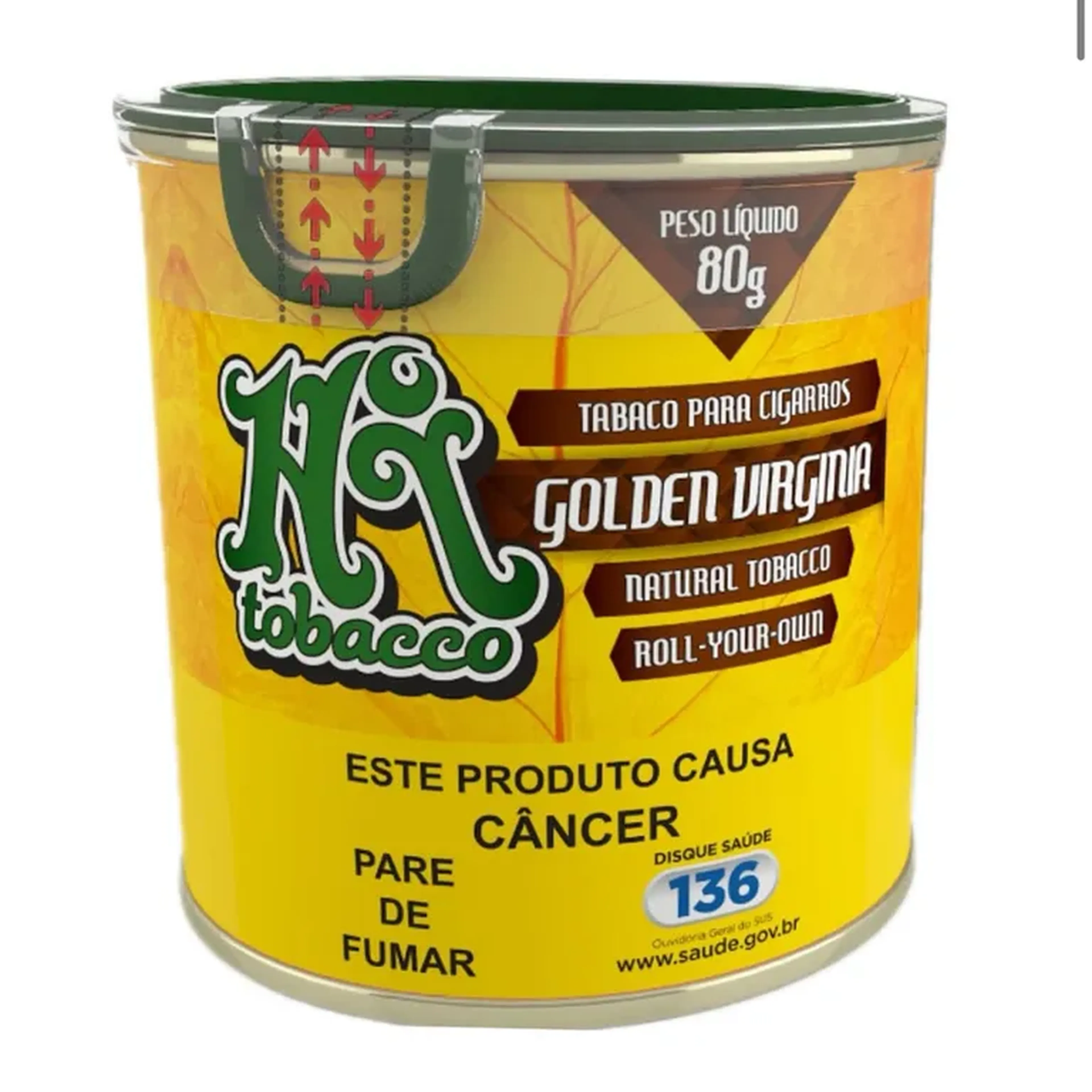 tabaco hi tobacco golden virginia lata 80g imagem