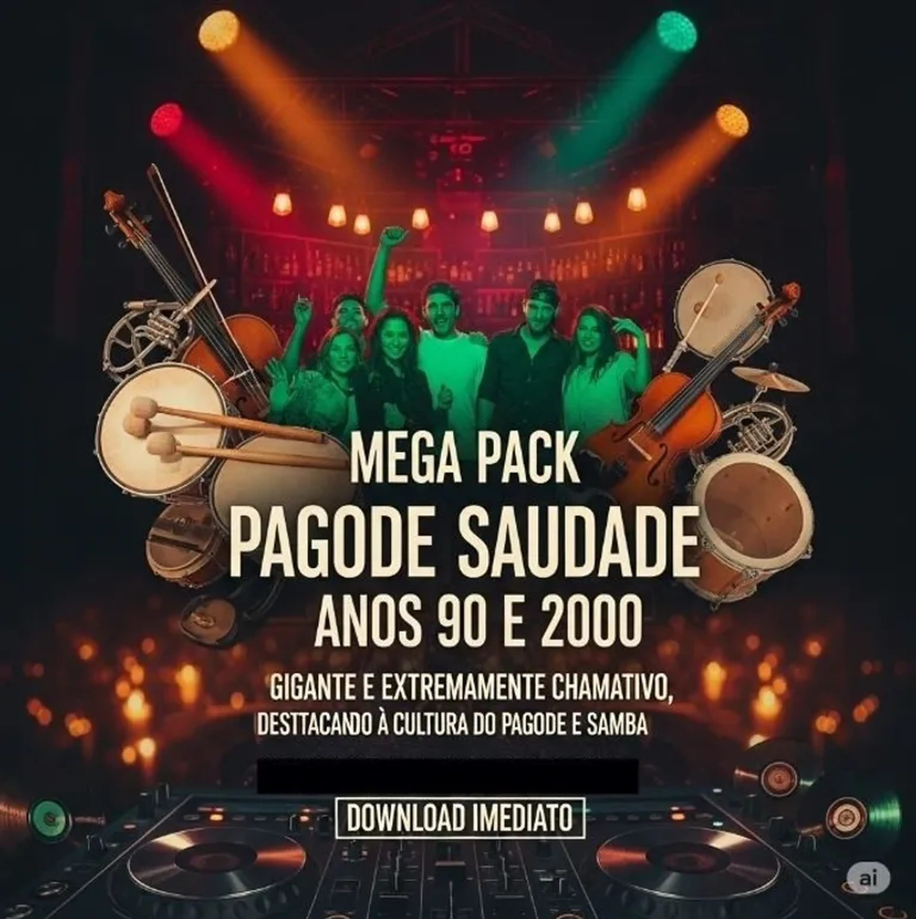 MEGA PACK PAGODE SAUDADE ANOS 90 E 2000 imagem