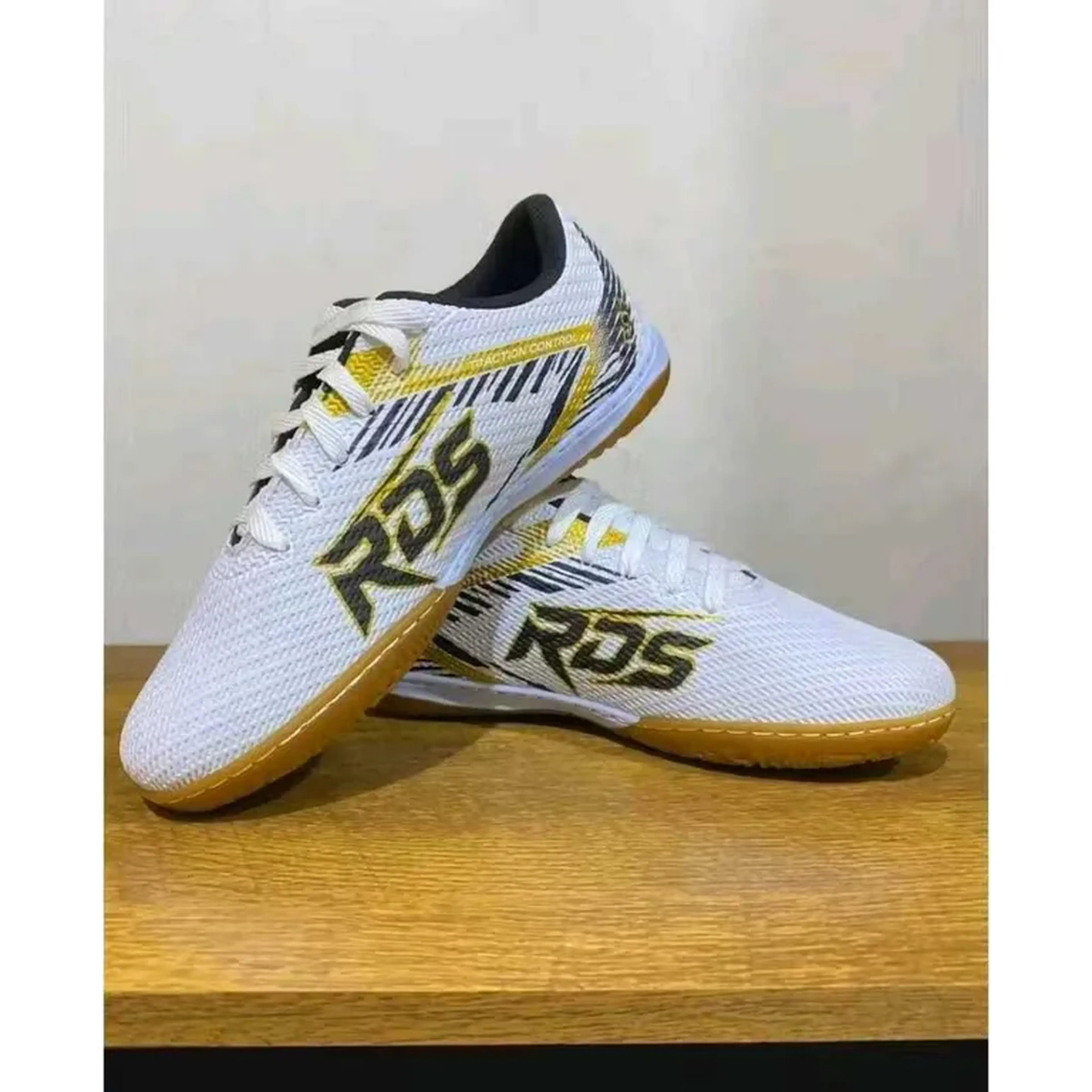 FUTSAL | Chuteira RDS FUT - Branco Dourado imagem