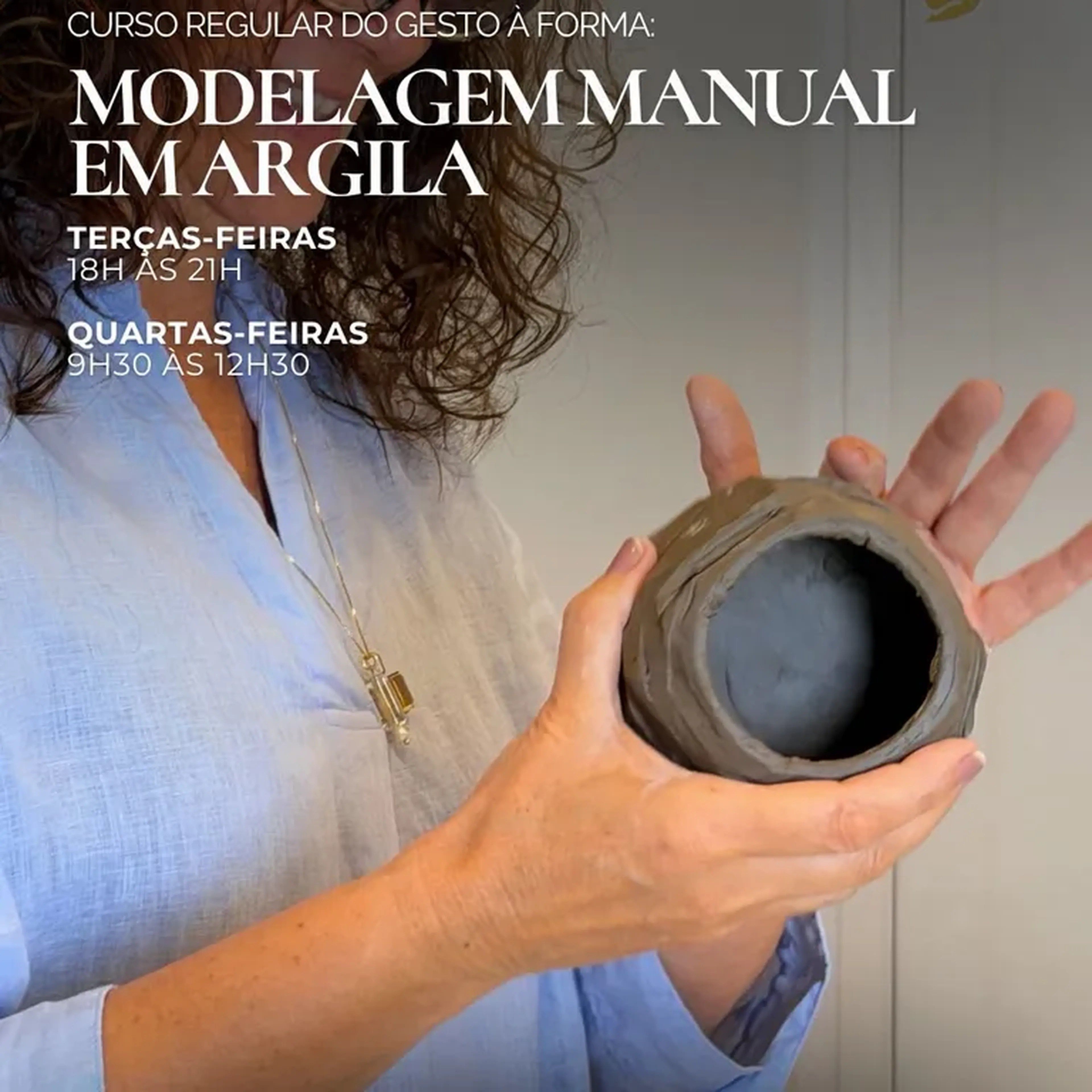 Do Gesto à Forma: Modelagem Manual em Argila imagem