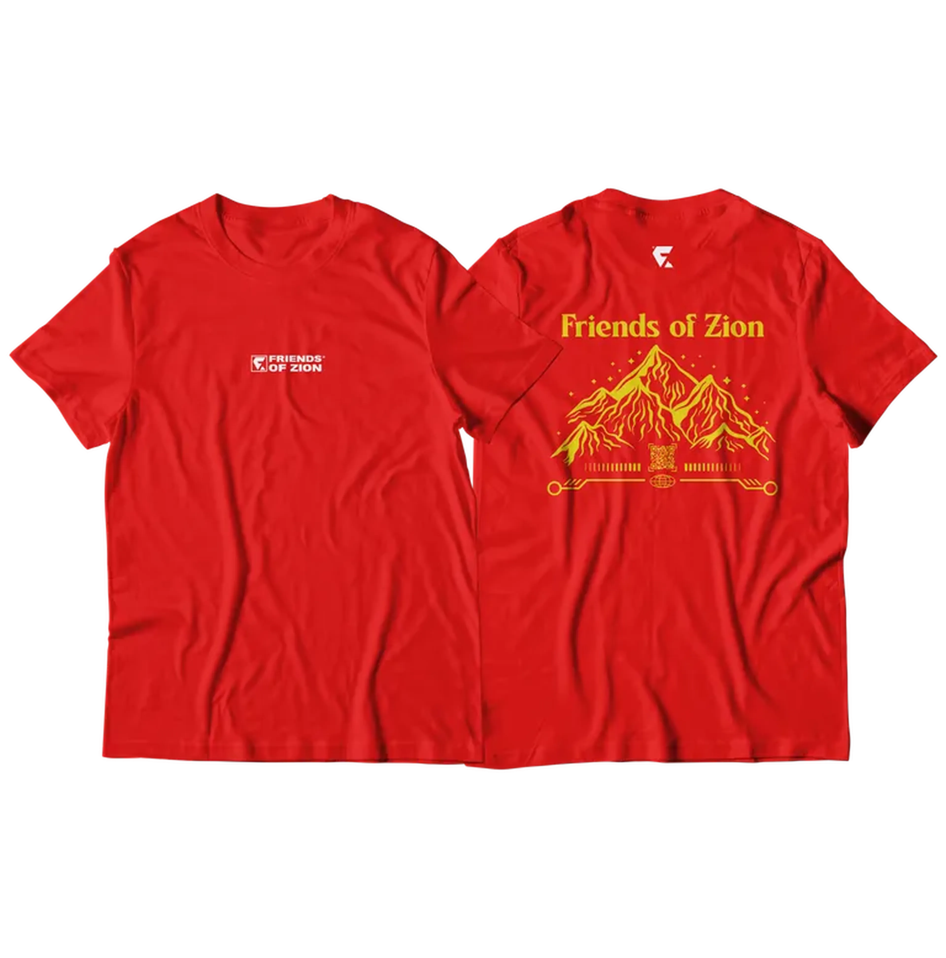 Camiseta Friends do Zion Vermelha imagem