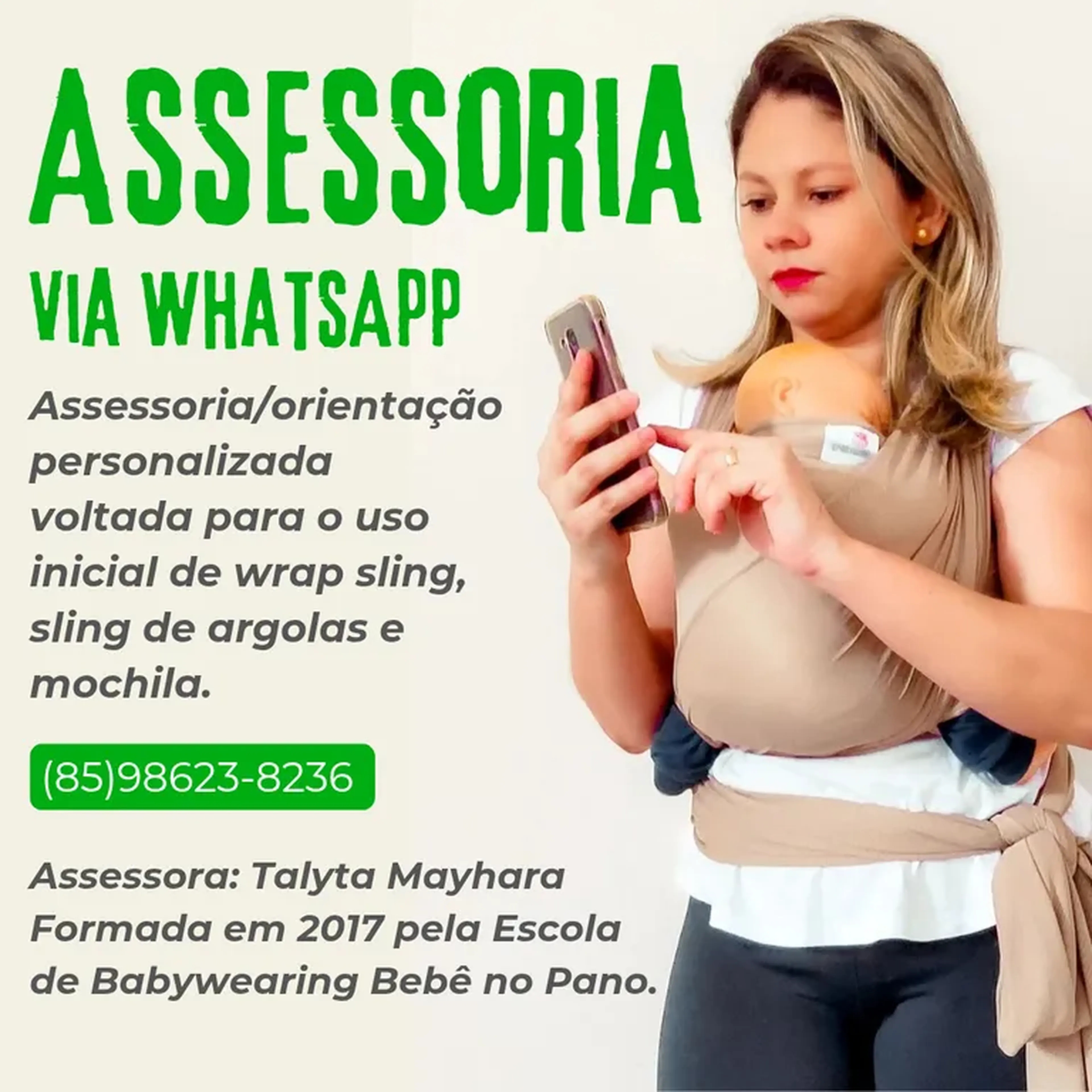 Assessoria Básica de uso inicial via whatsApp imagem