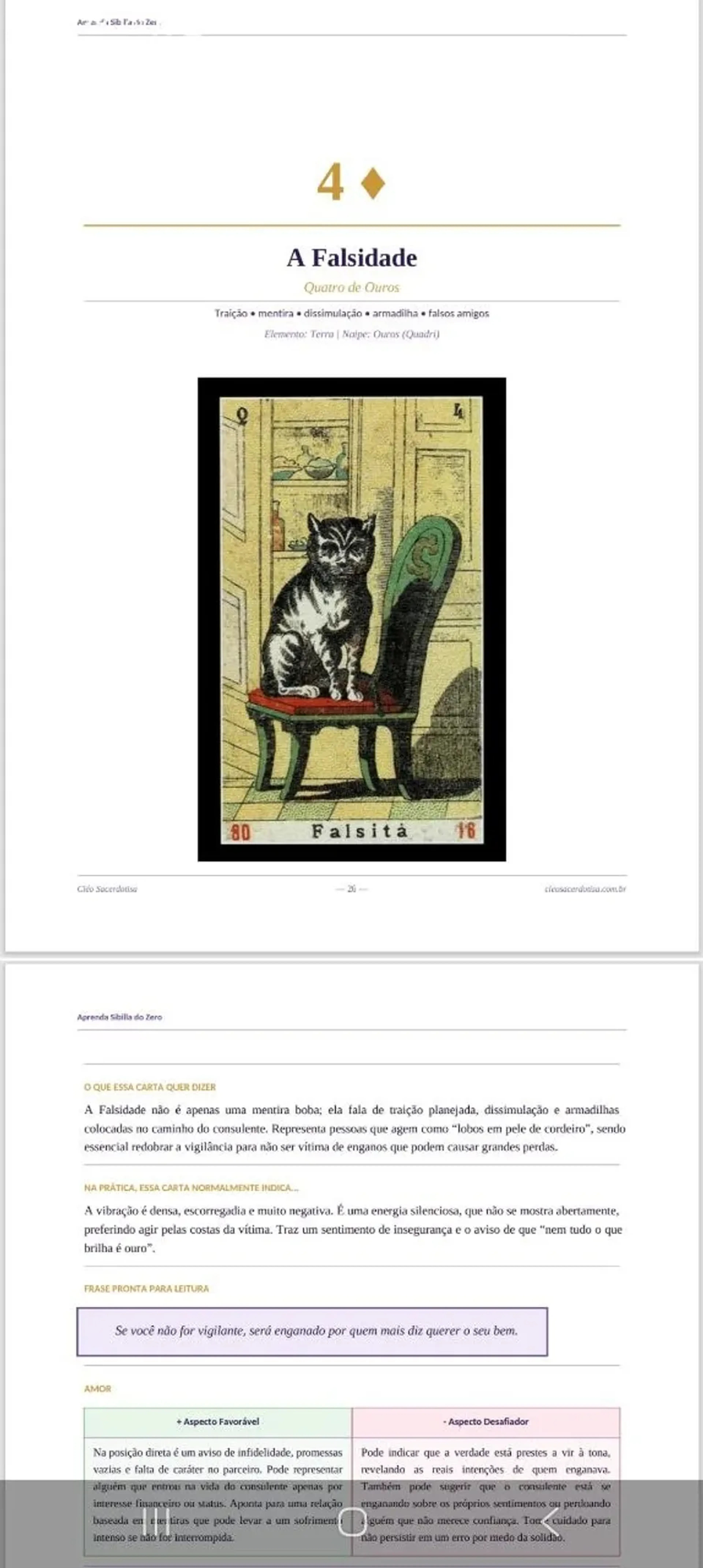 Manual de estudo Sibilla imagem