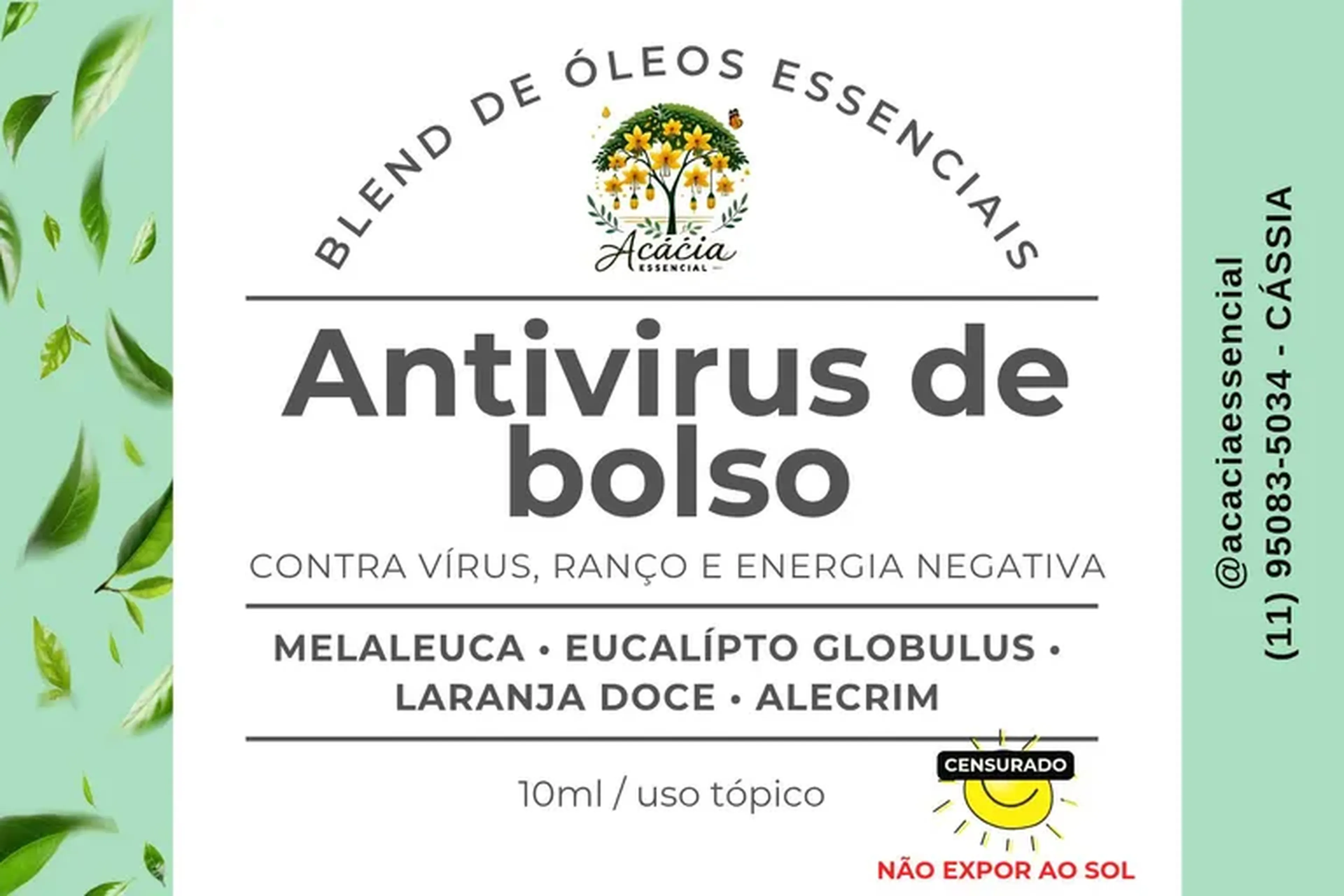 Blend Antivírus de Bolso | Roll-on 10ml imagem