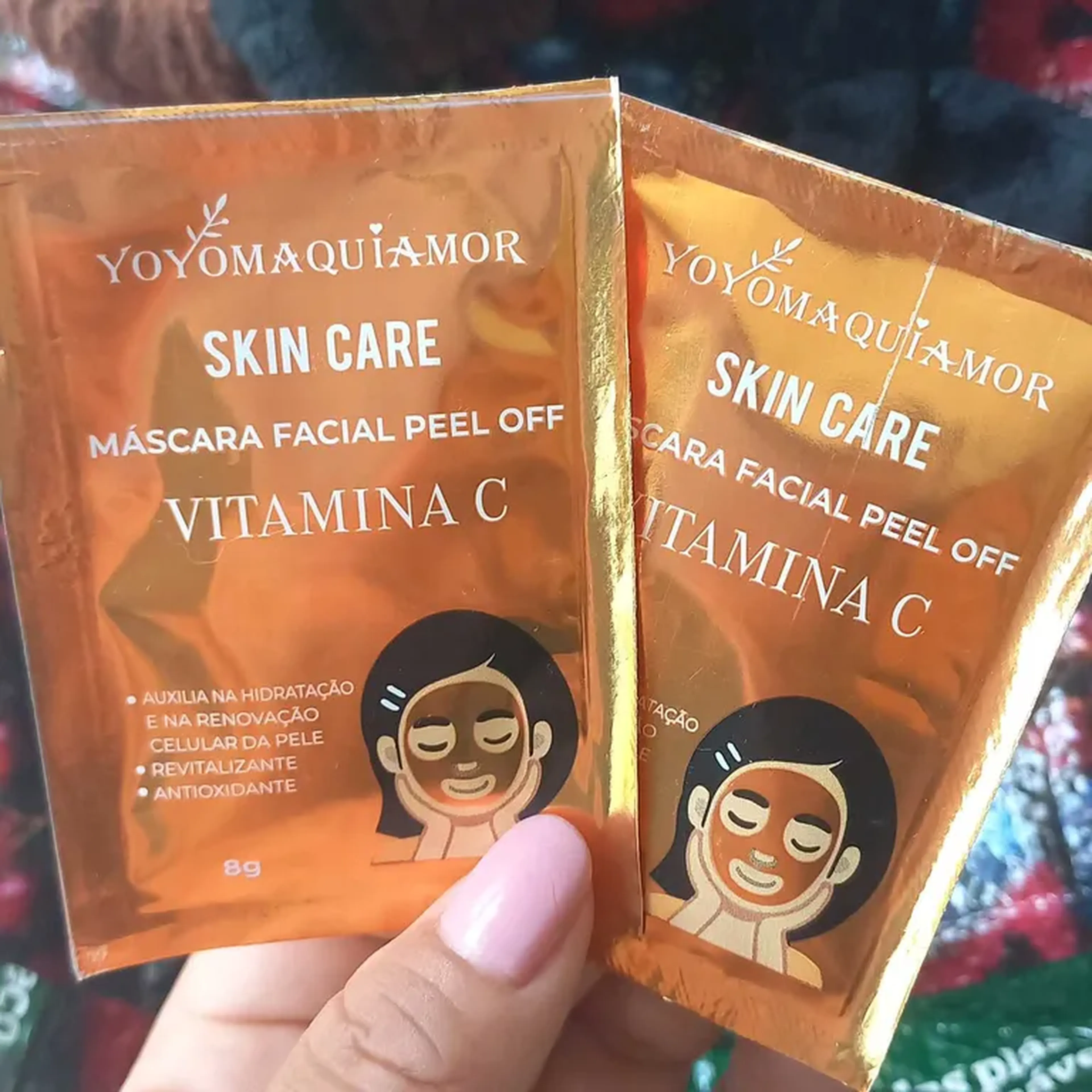 Máscara Facial Vitamina C imagem