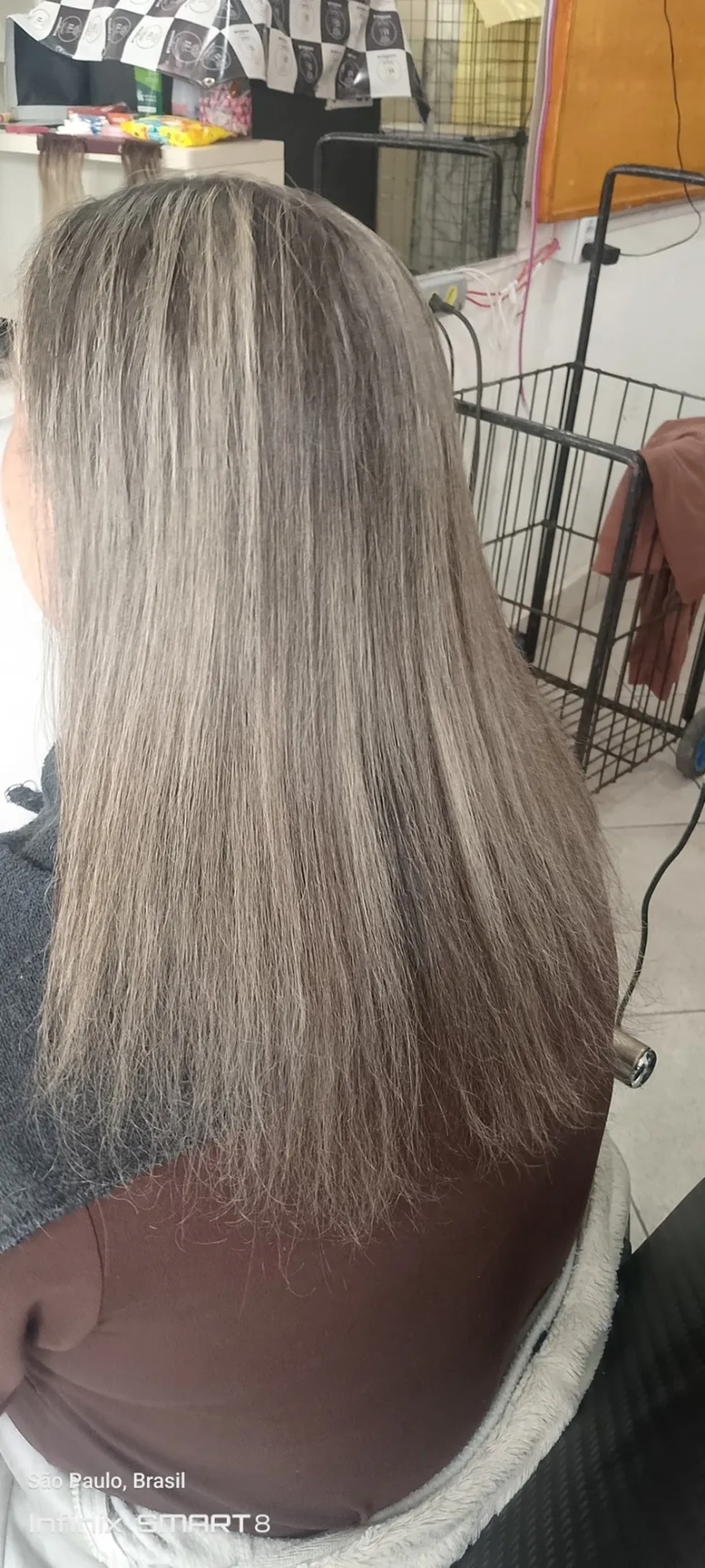 Escova longo extensão capilar+retirada imagem
