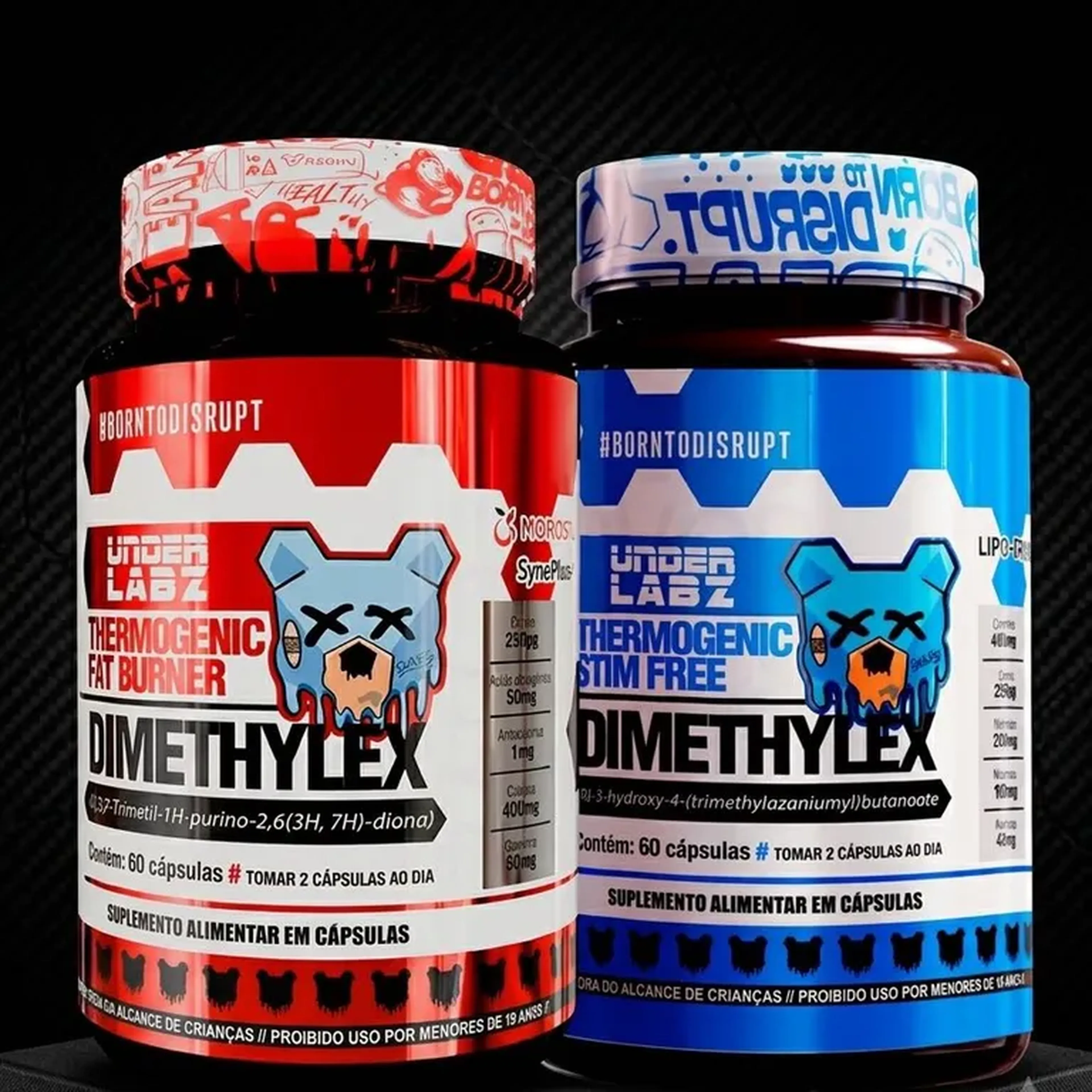 Combo Dimethylex Dupla Ação – Com + Sem Cafeína imagem