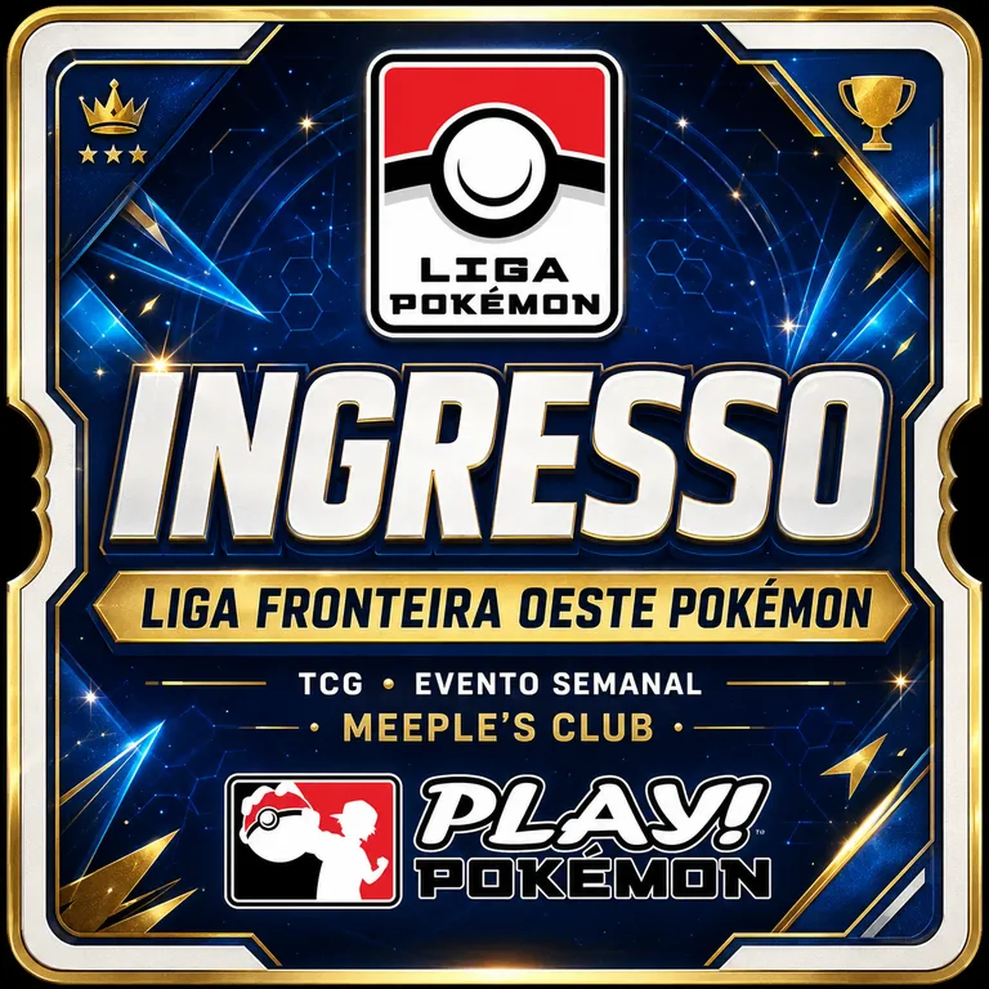 Ingresso Semanal — Liga Fronteira Oeste Pokémon TCG imagem