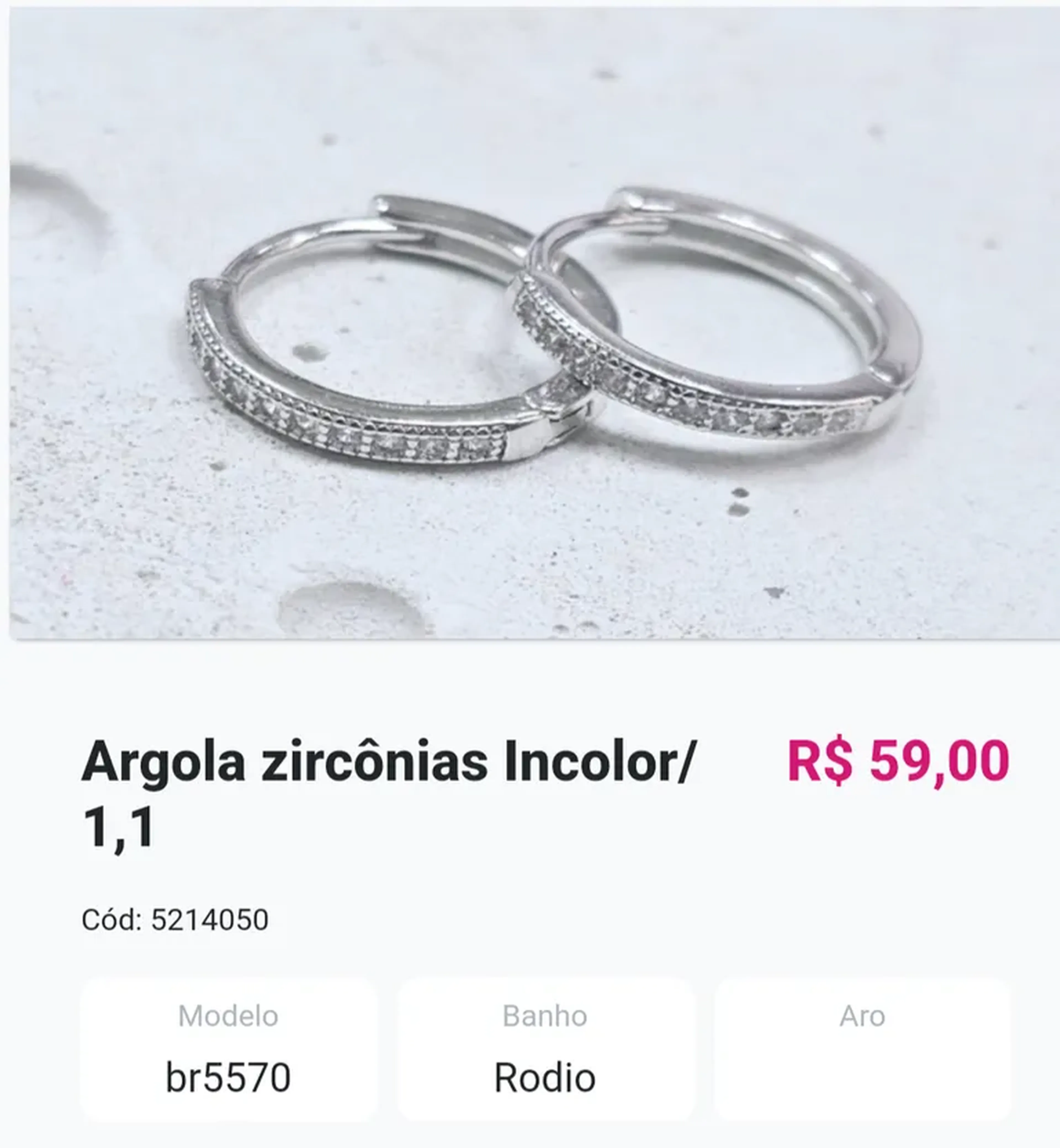 Argola imagem