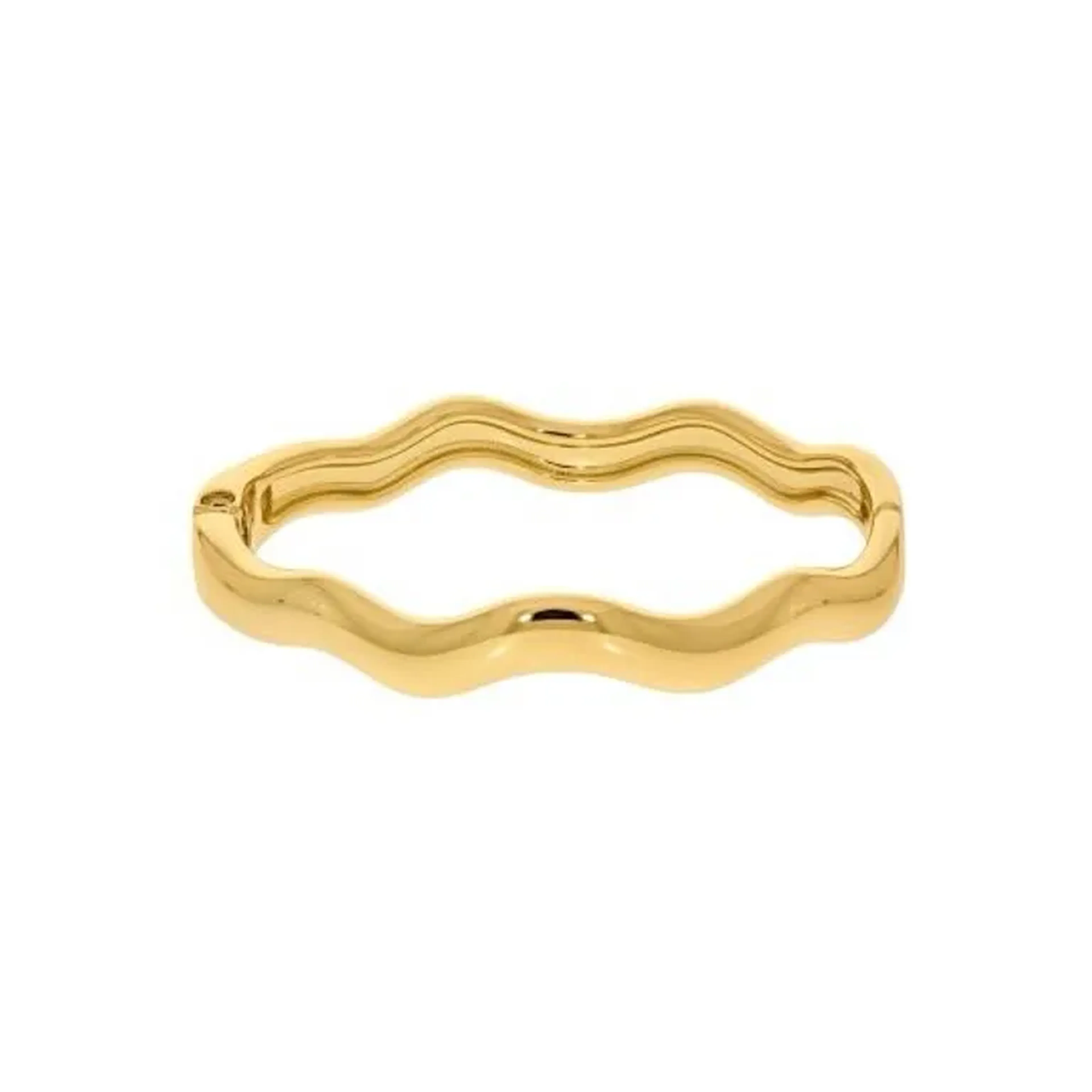 Bracelete ondulado G - ouro imagem