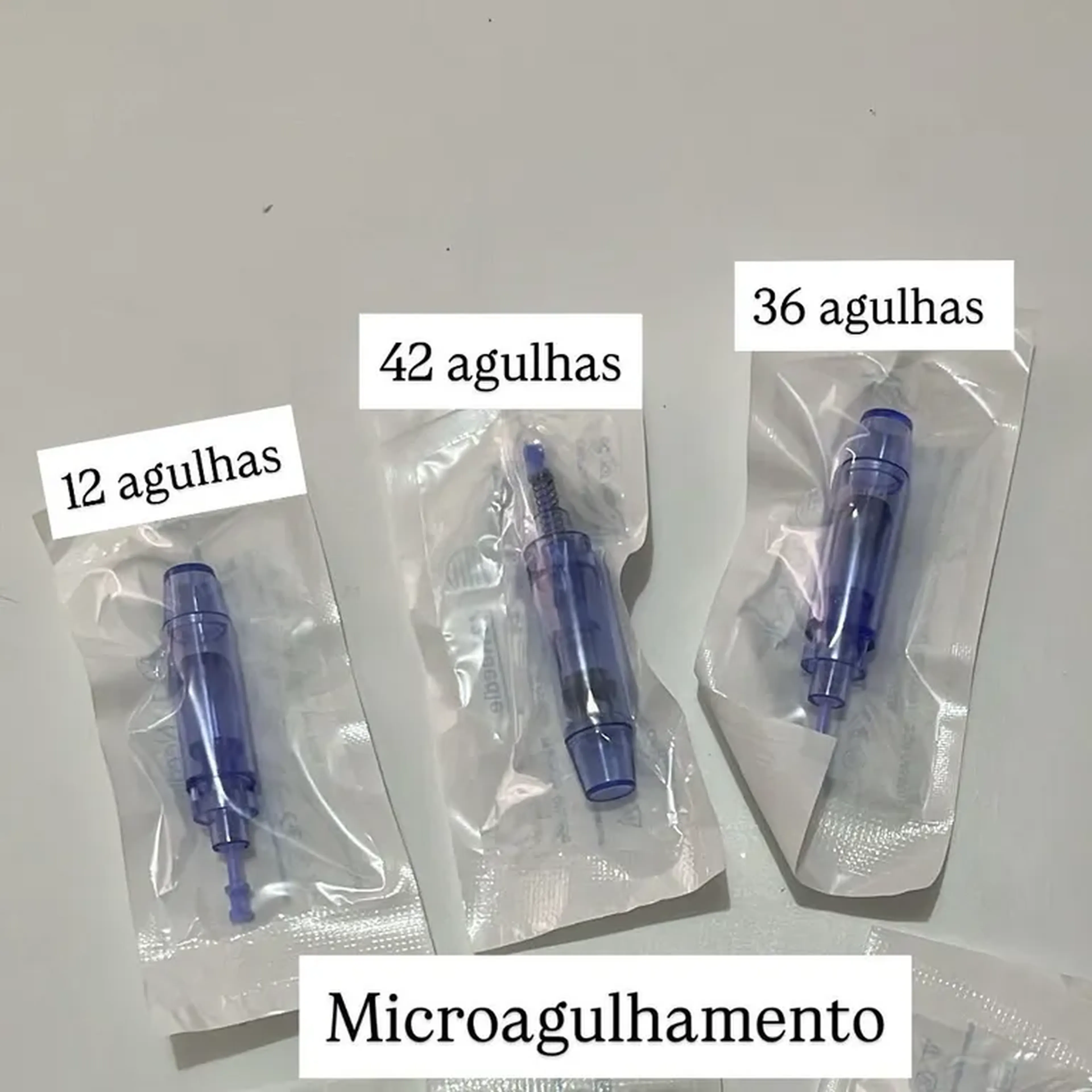 Agulhas Cartucho para microagulhamento imagem