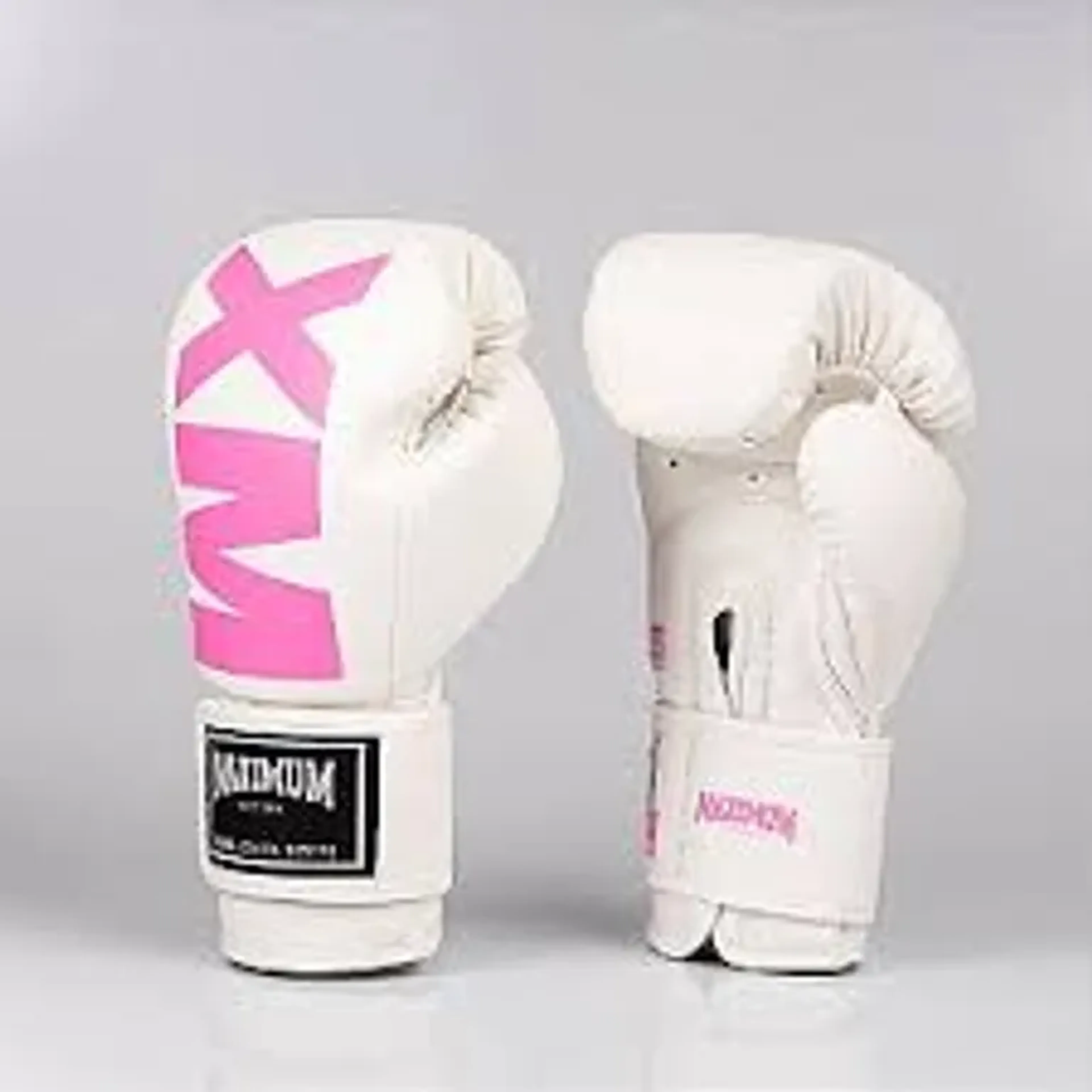 Luva 12oz MX Branca Rosa imagem