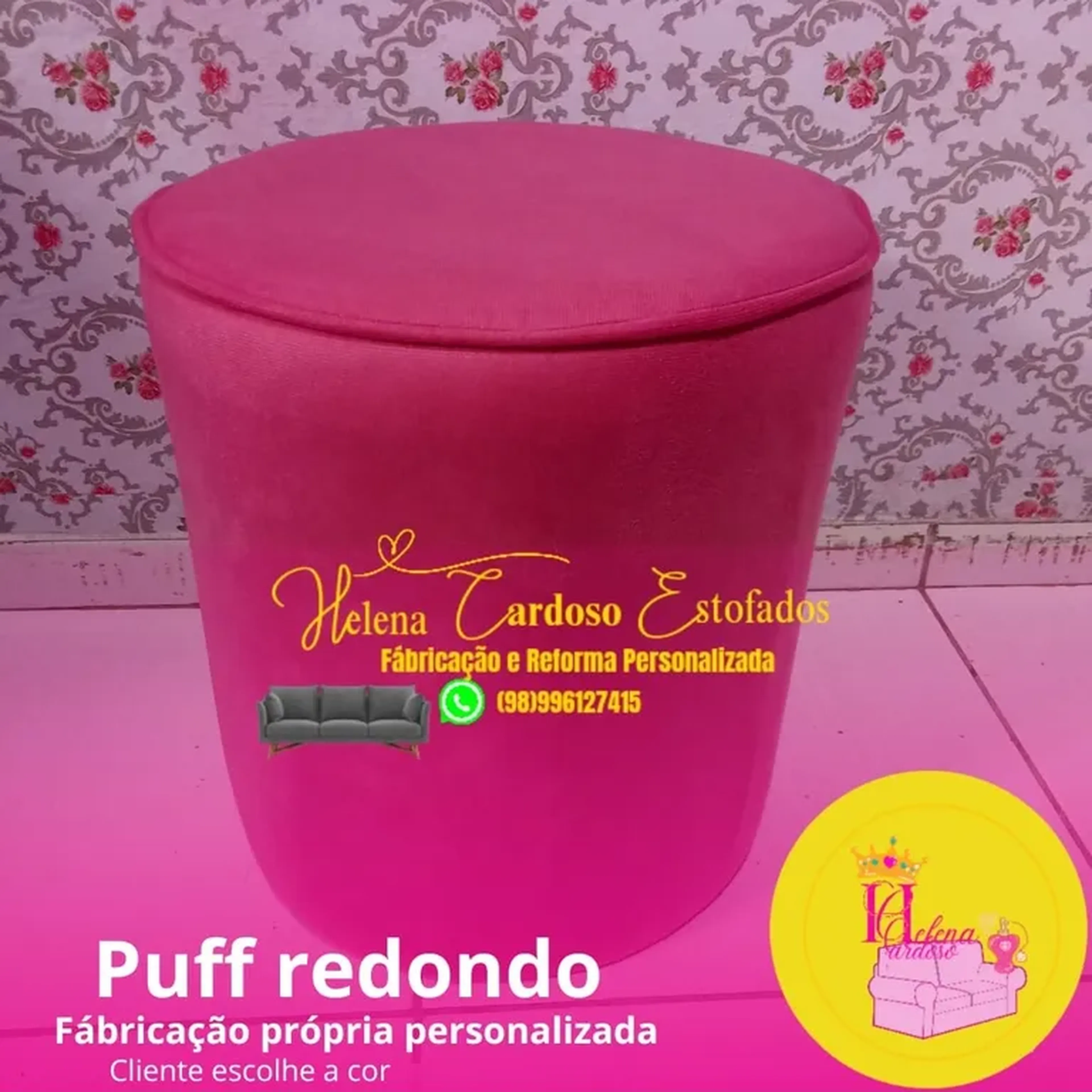 puff redondo imagem