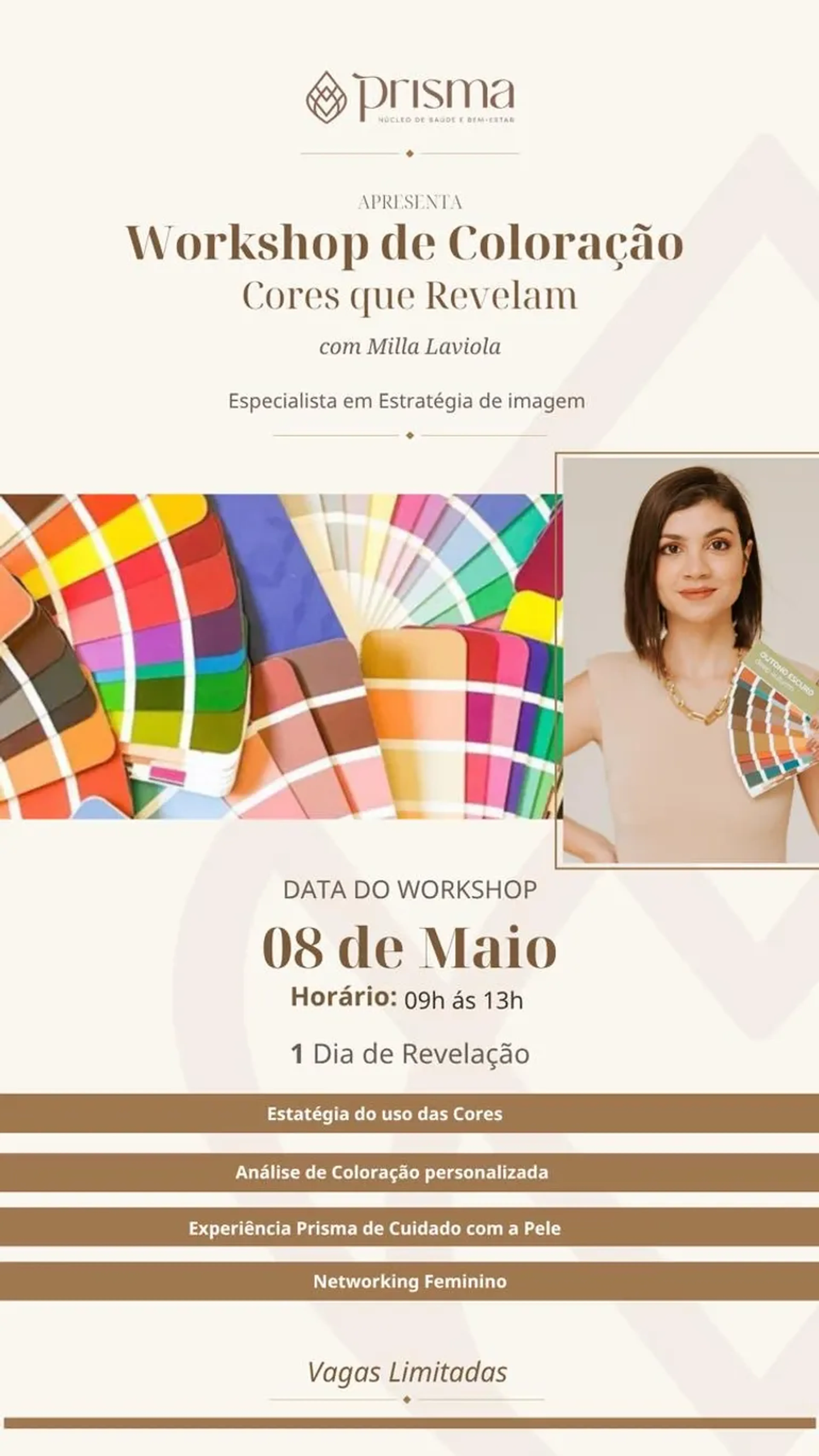 Workshop de Coloração - cores que revelam imagem