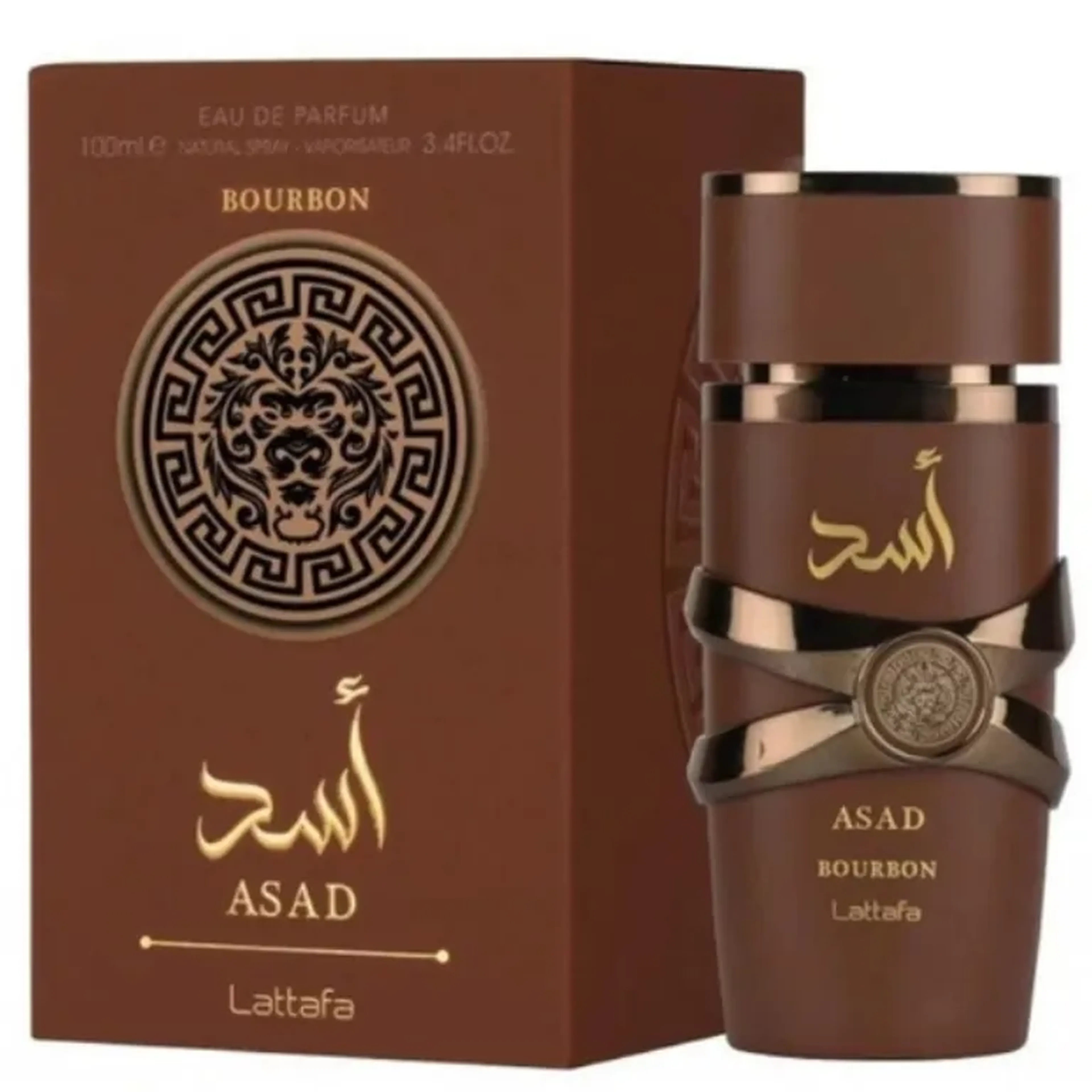 Perfume Lattafa Asad Bourbon EDP Masculino 100ml imagem