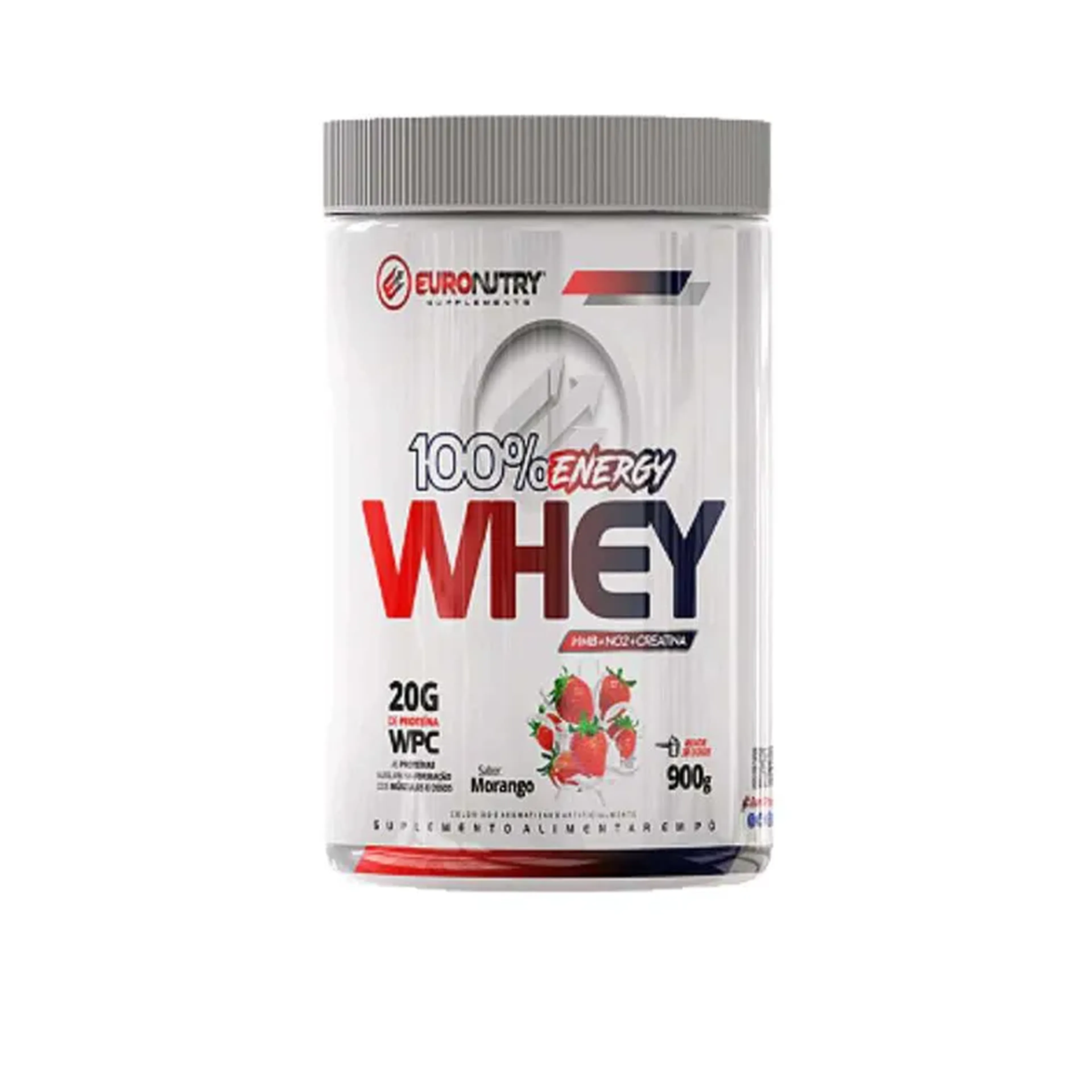 Whey com creatina na fórmula EURONUTRY 900g imagem
