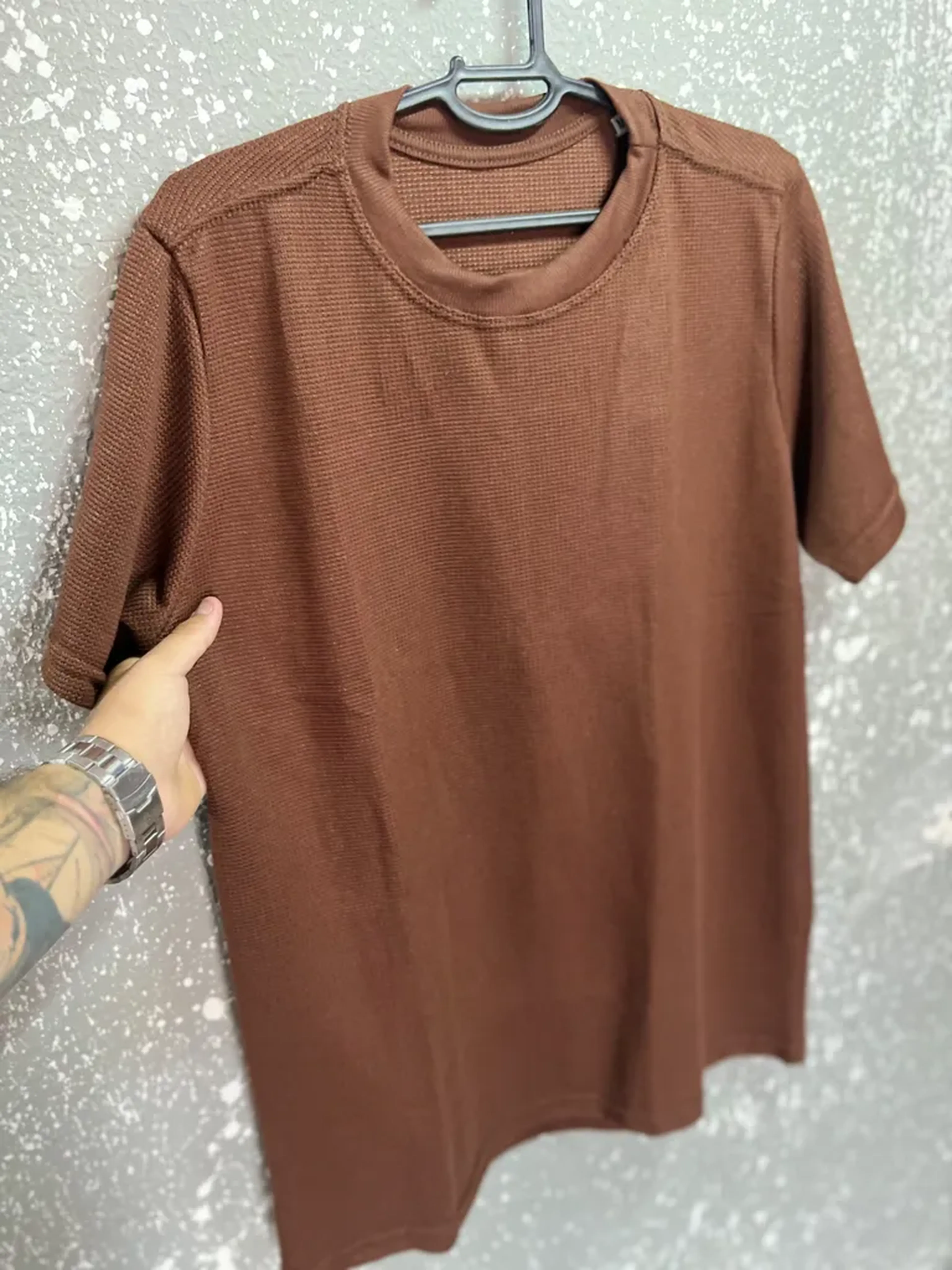 Camisa casual texturizada imagem