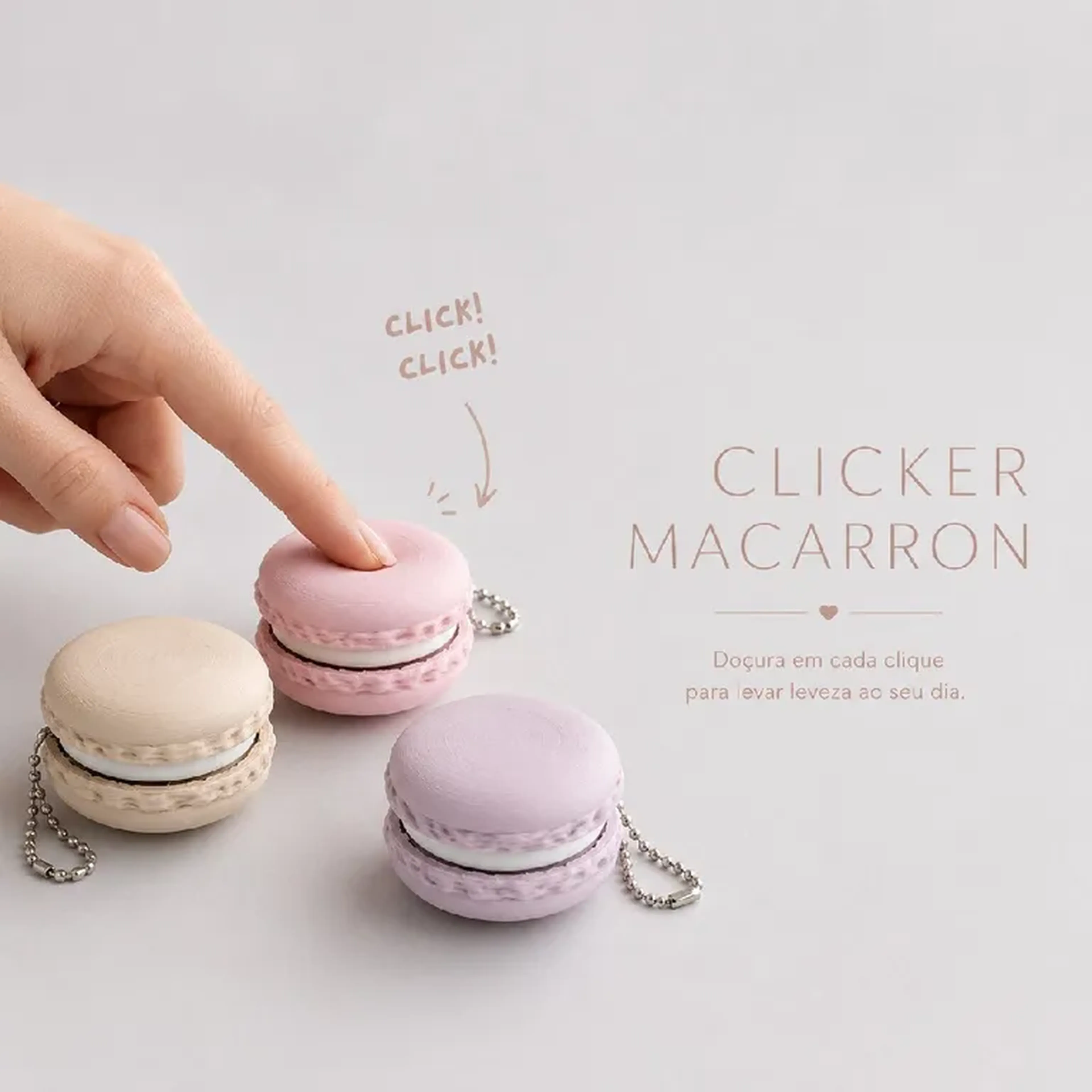 Clicker Macaron imagem