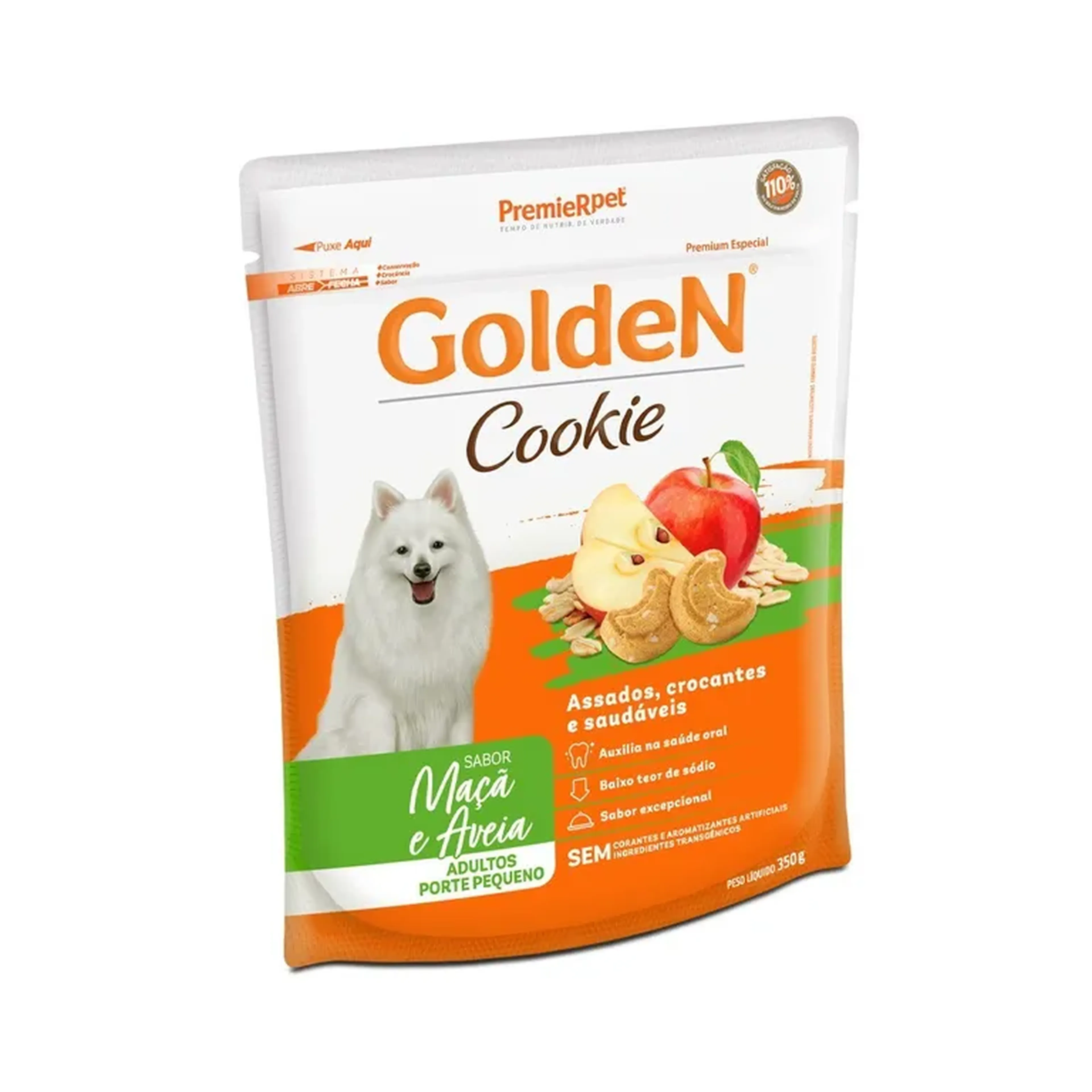 Cookie Cães Adultos de Port. Peq. Sabor Maçãs e Aveia 350g imagem