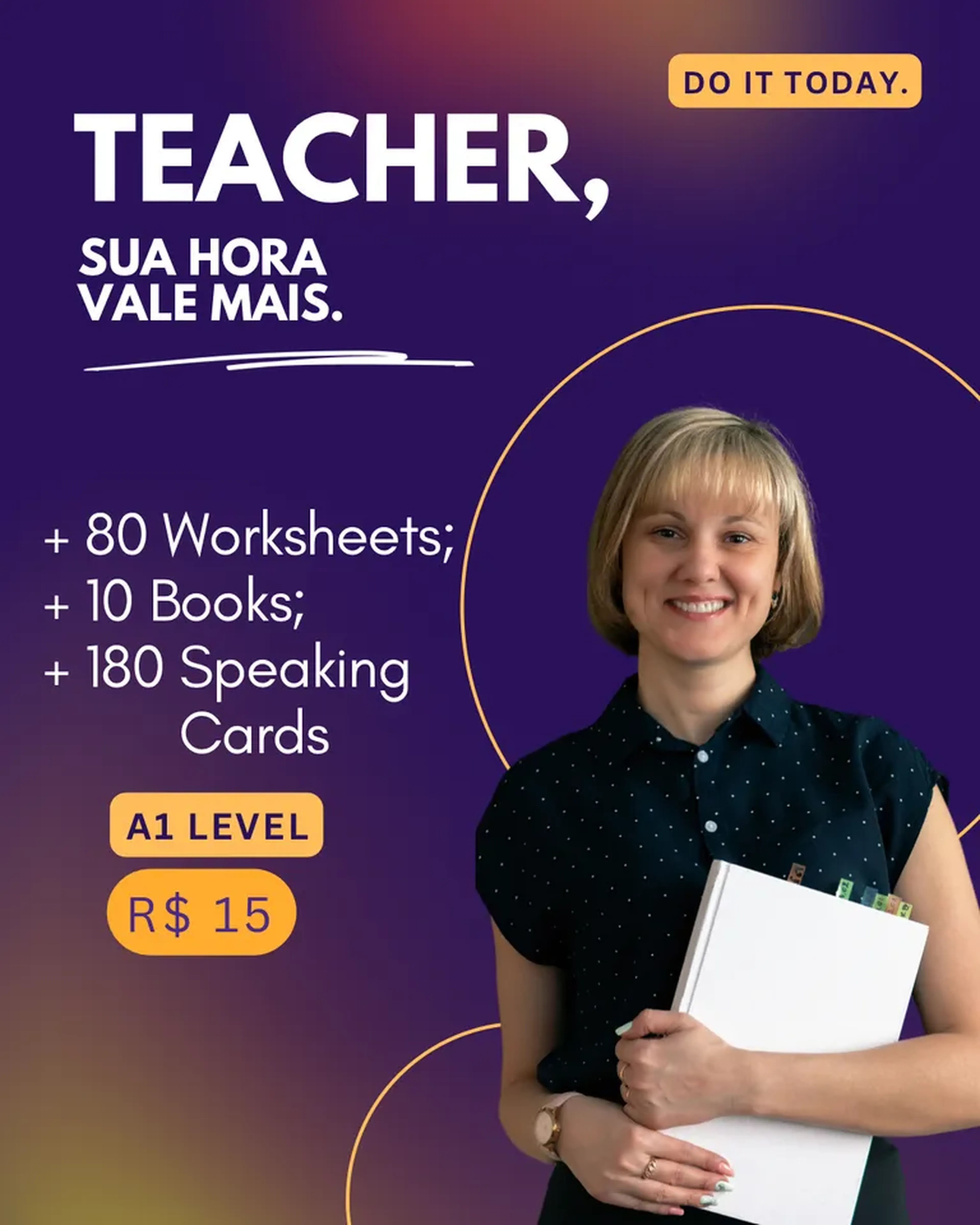 A1 Worksheets, Books, and Speaking Cards imagem