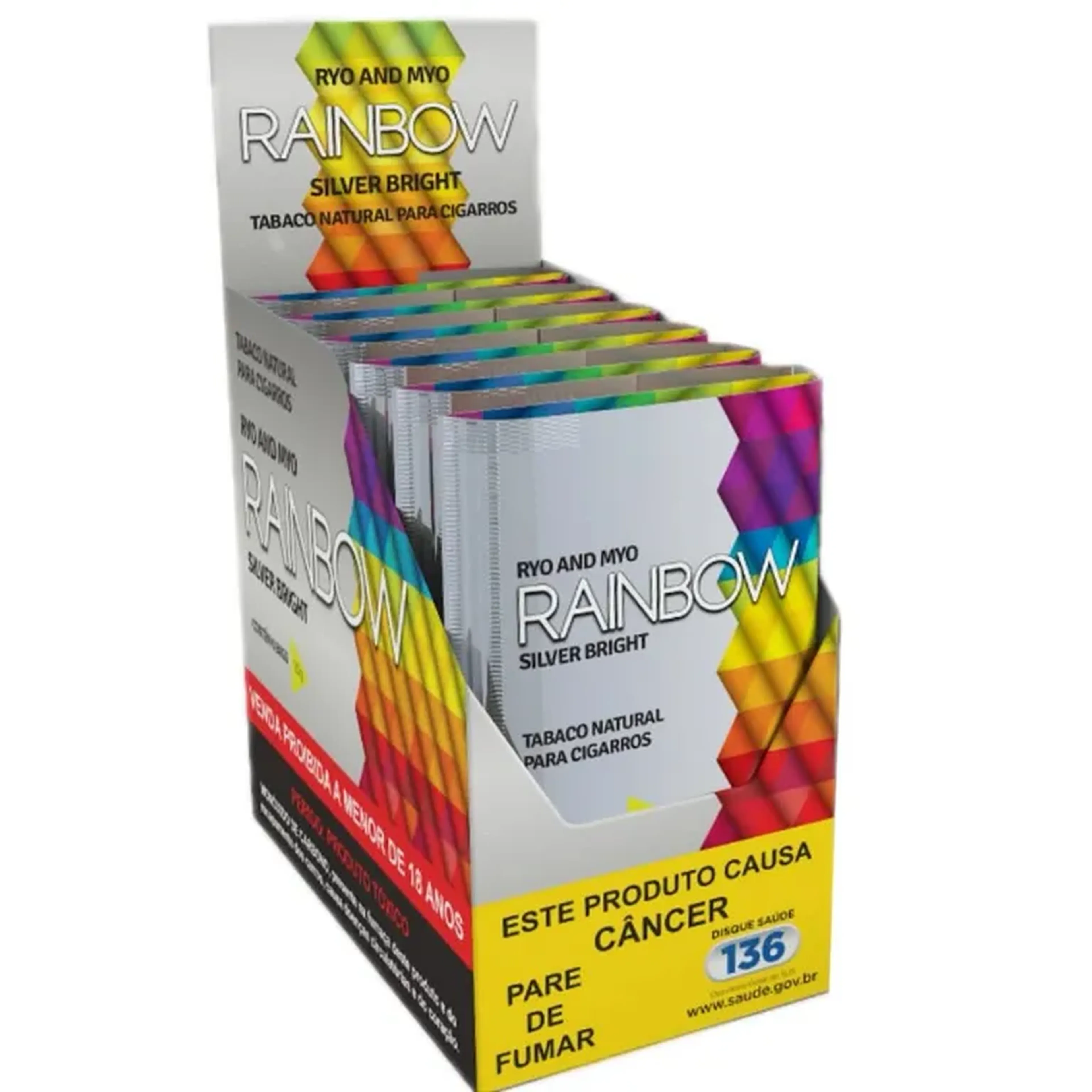 tabaco rainbow silver bright 25g imagem