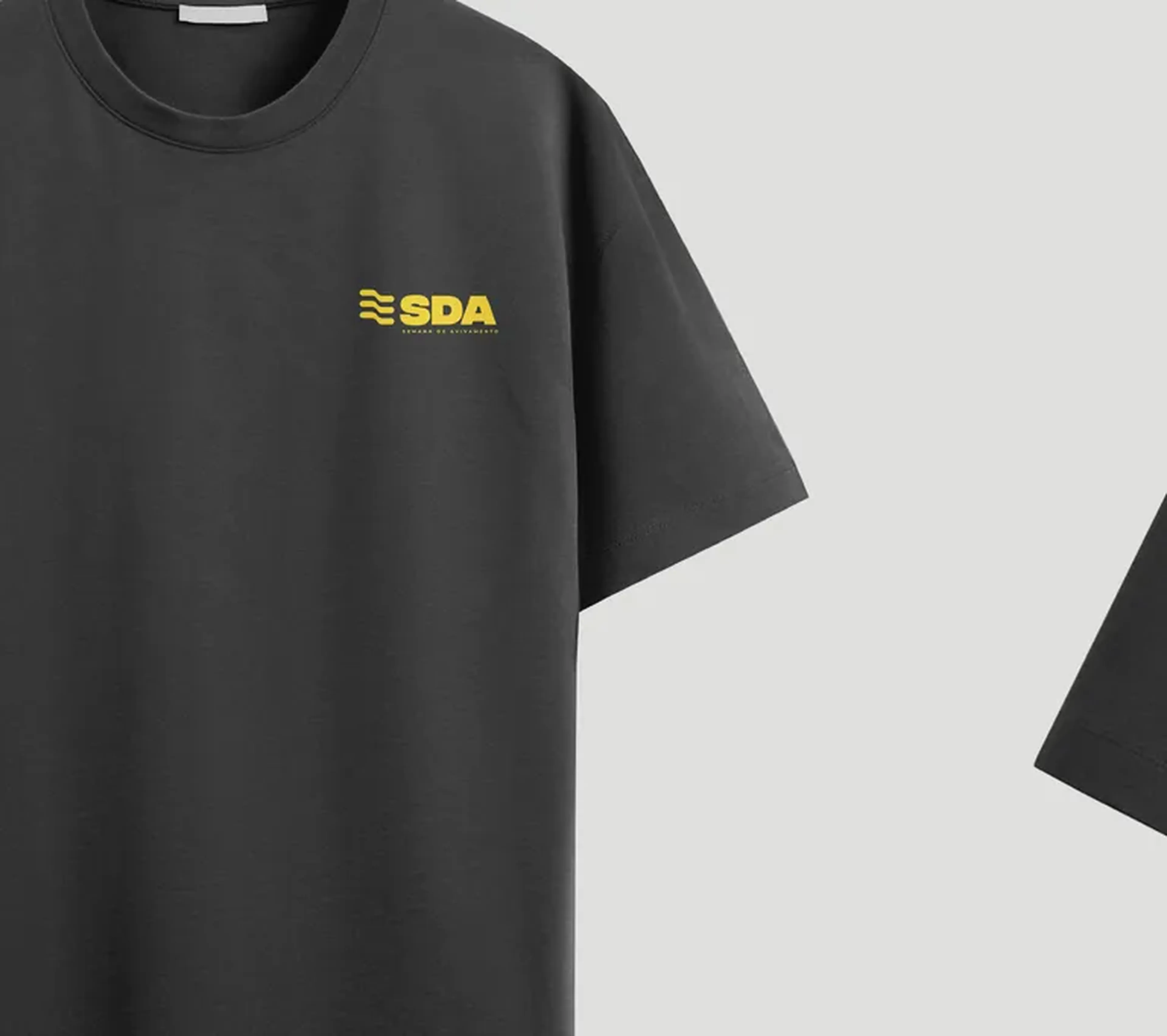 Camiseta SDA 2026 - Cinza Escuro Estonado imagem