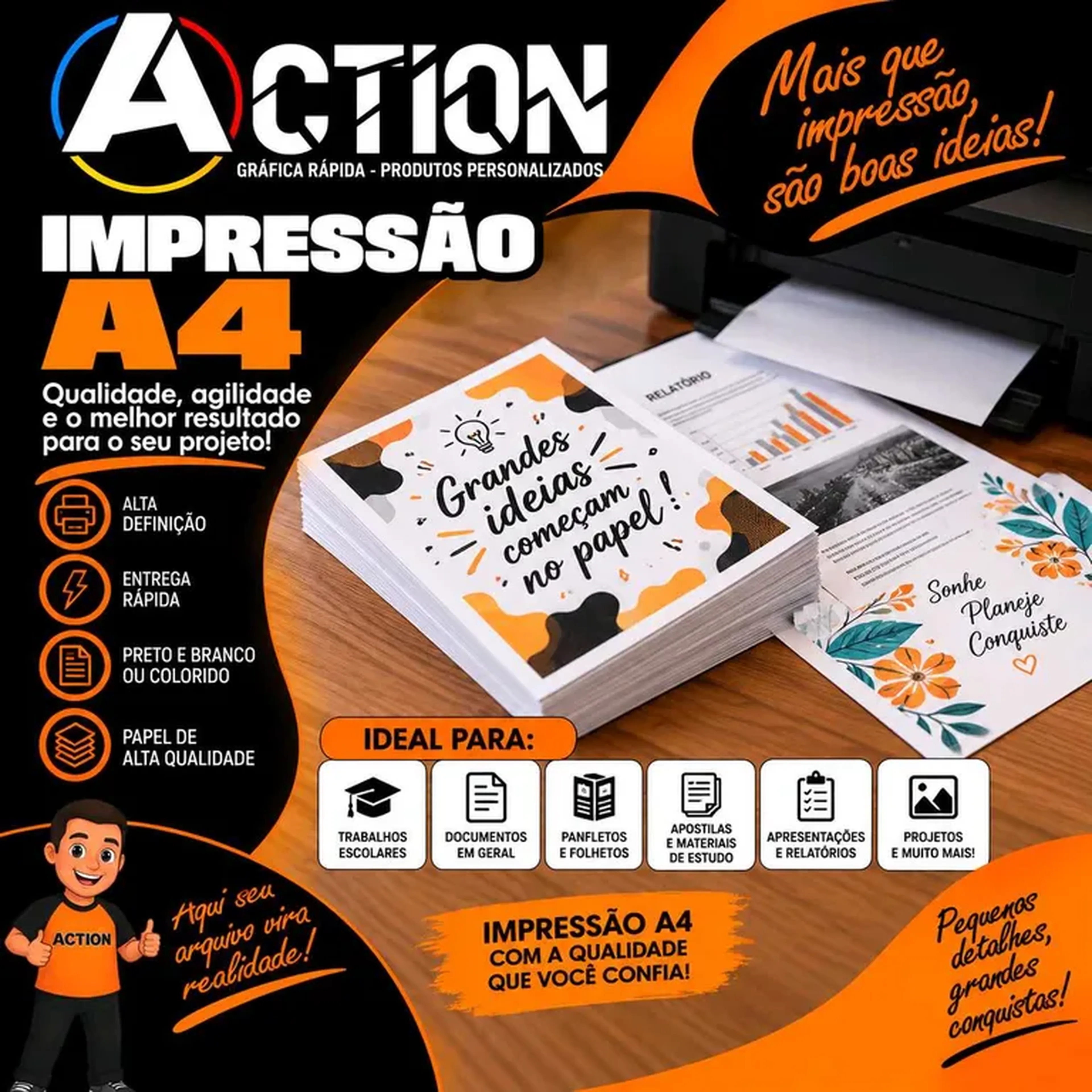 impressao A4 imagem