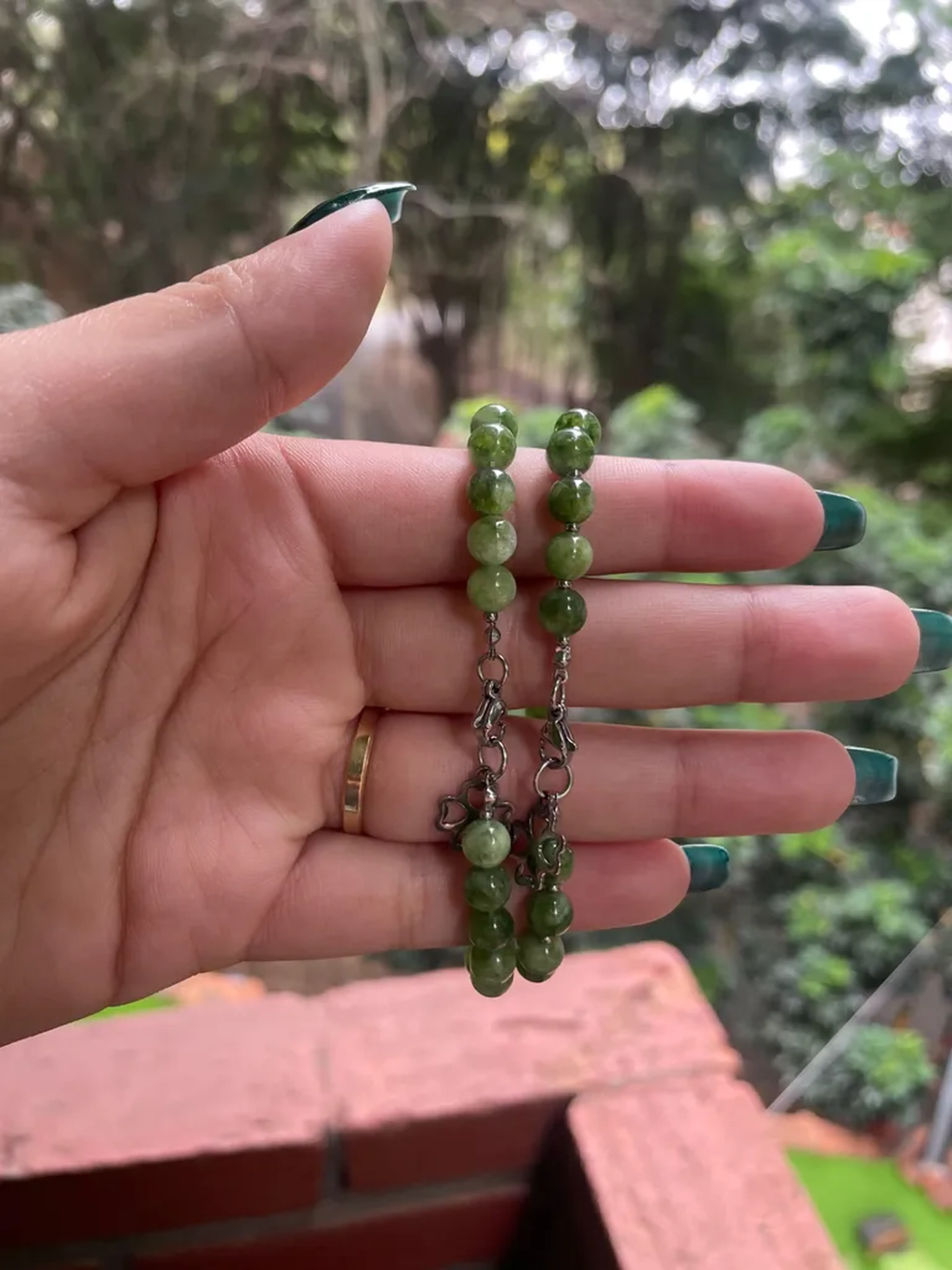 Pulseira Jade Verde imagem