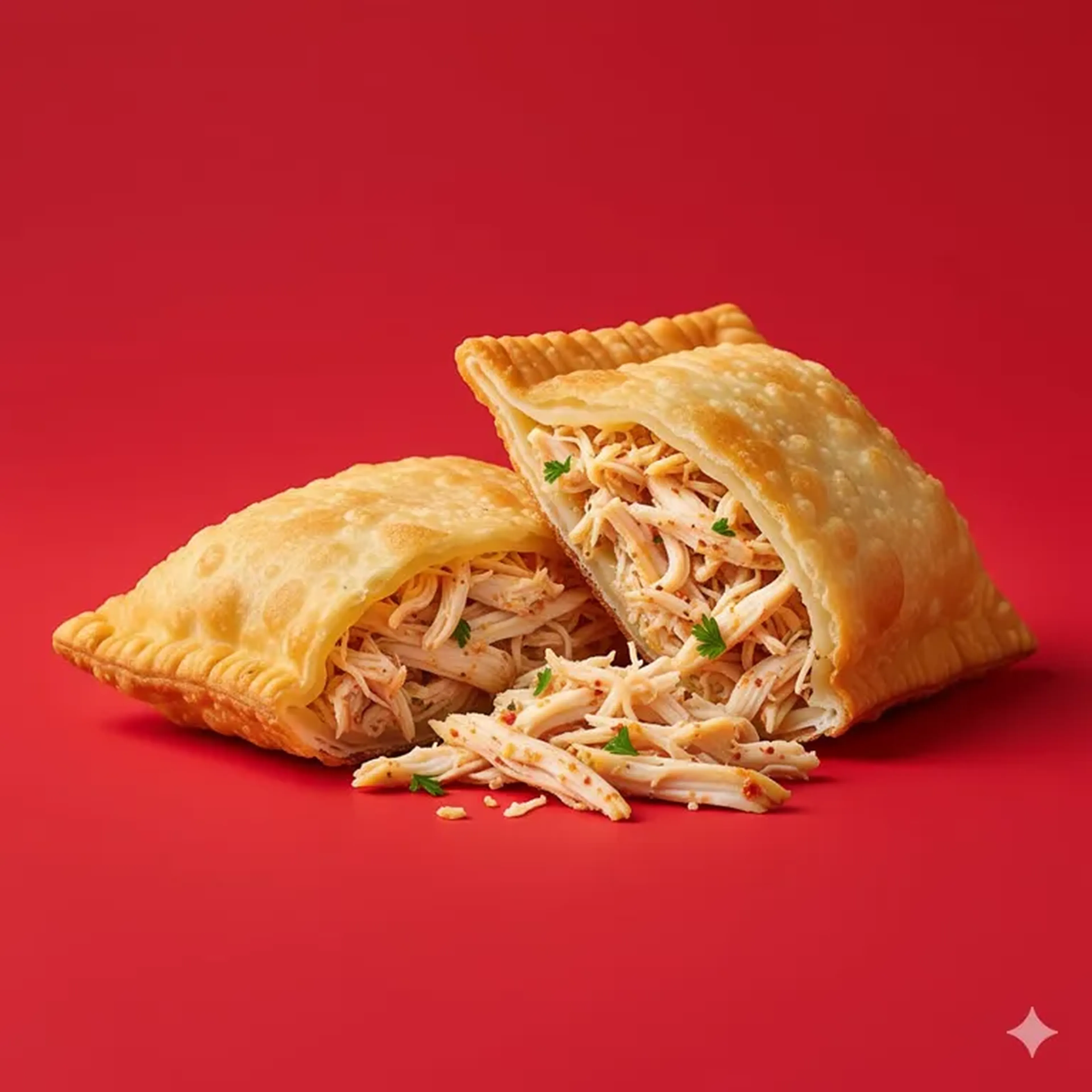 Pastel de Frango com Requeijão imagem