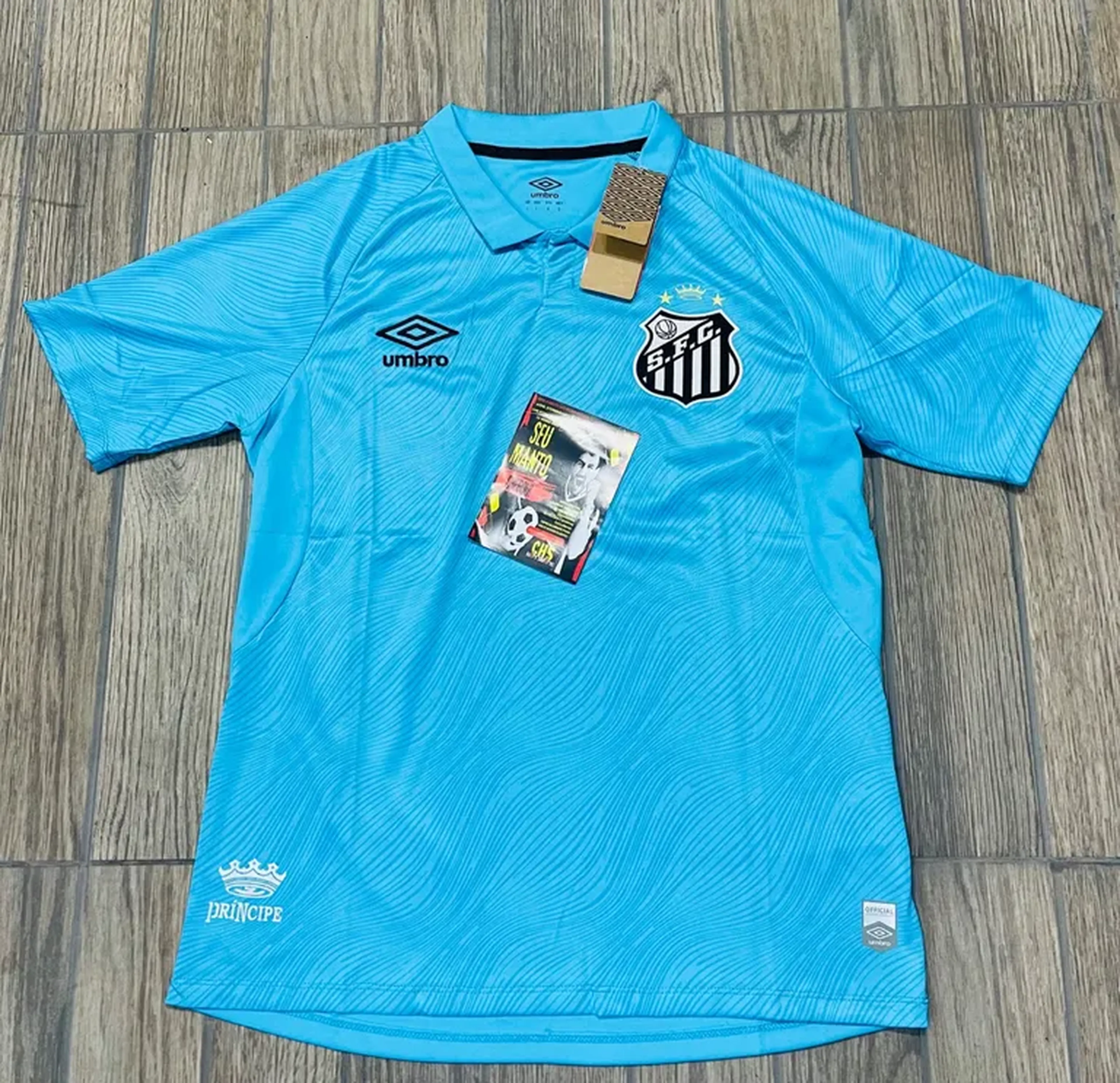 Camisa Santos Azul 25.26 imagem