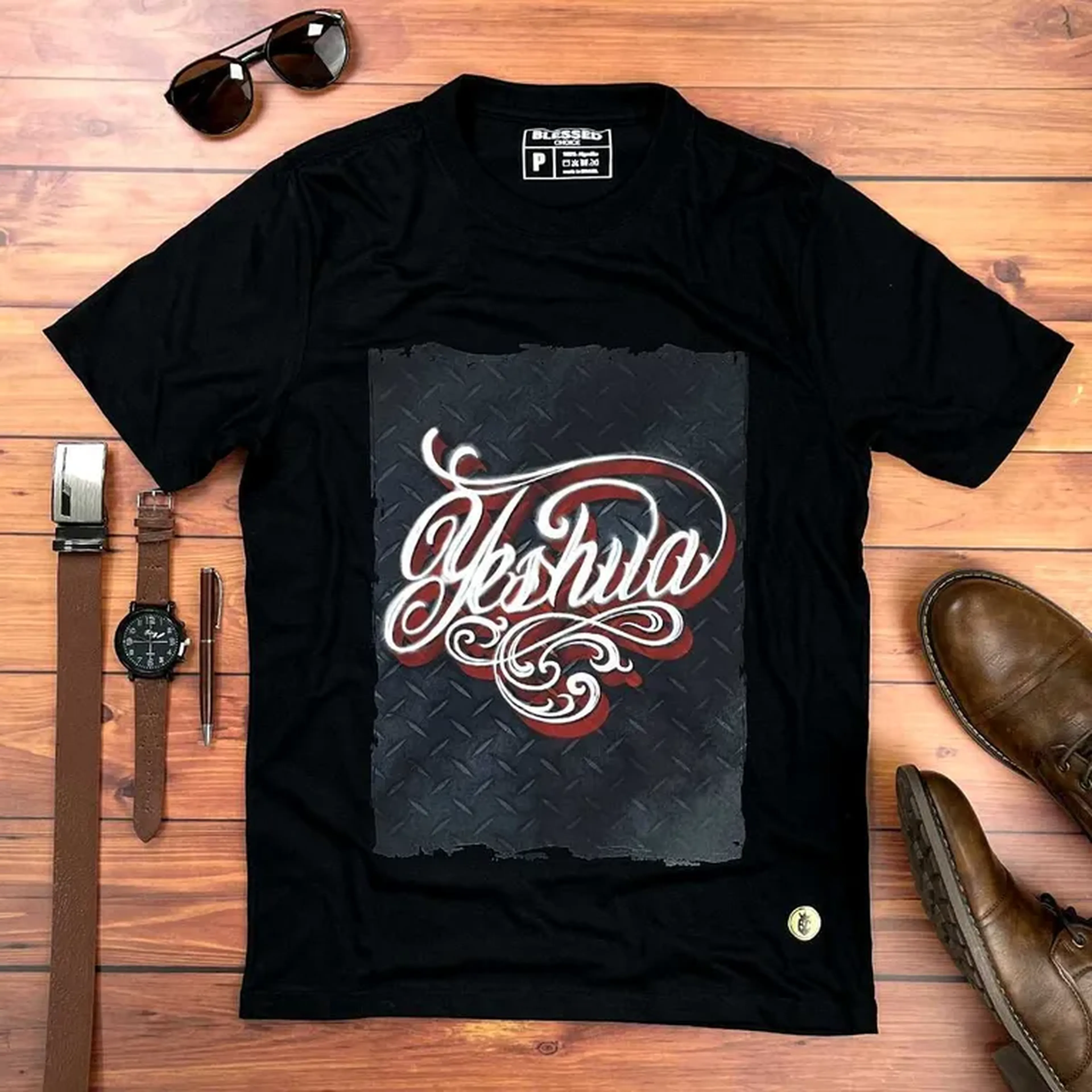 Camiseta Preta Yeshua imagem