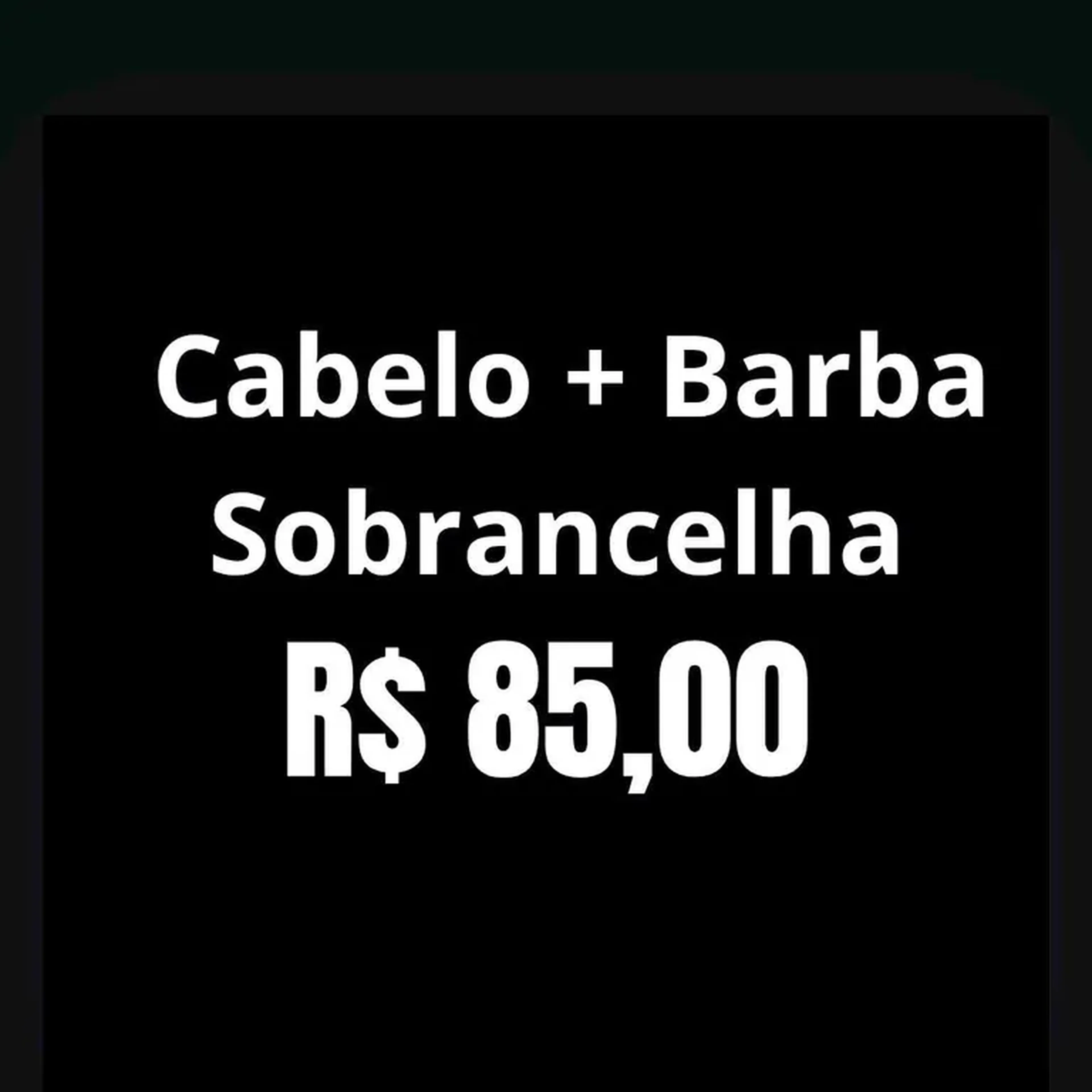 Cabelo+Barba+Sobrancelha imagem