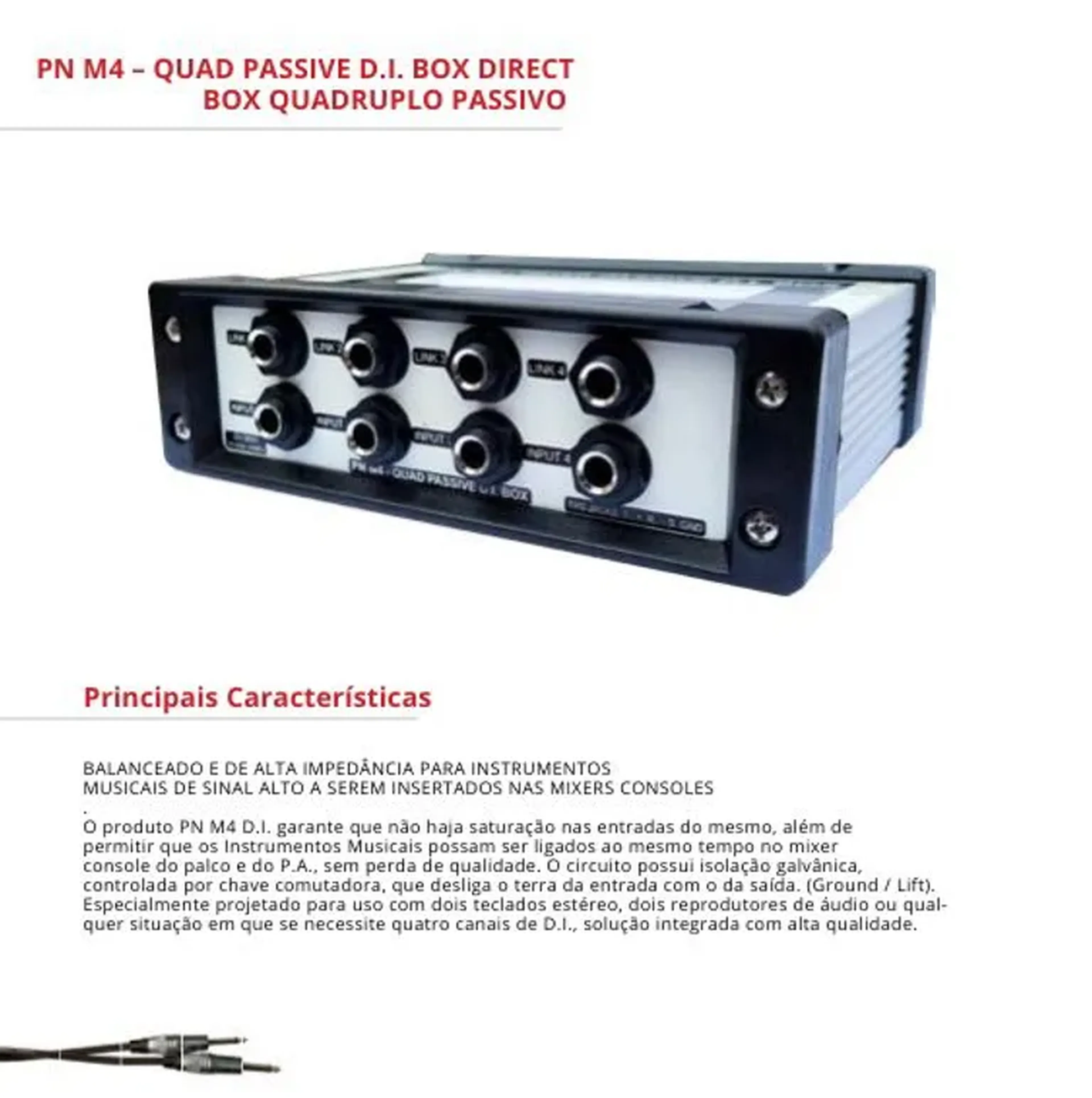 PN M4 DIRECT PASSIVO 4CH imagem