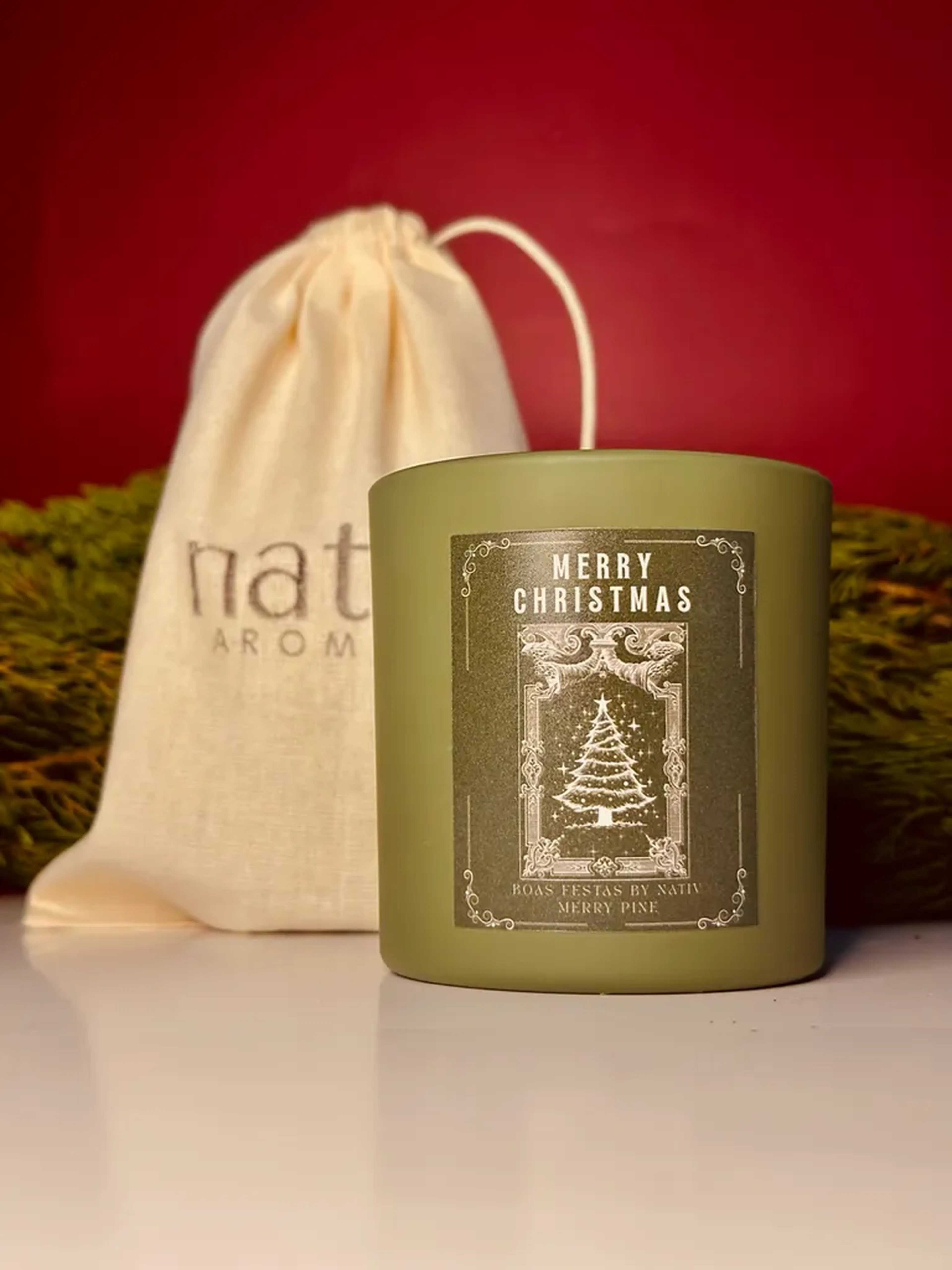 Vela Aromática Christmas Pine 160g imagem