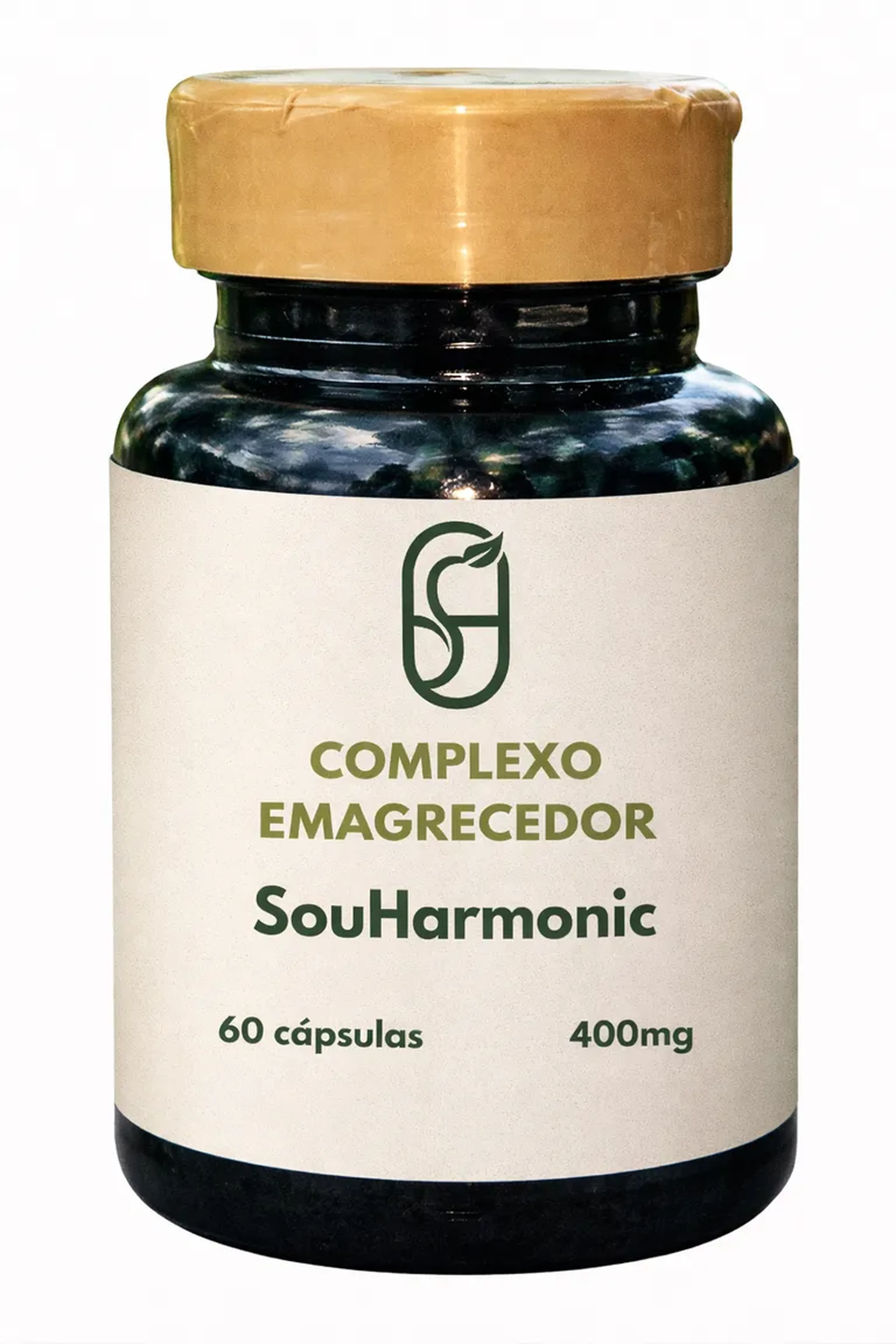 COMPLEXO EMAGRECEDOR 7 ERVAS - pote com 60 cápsulas de 400 mg imagem