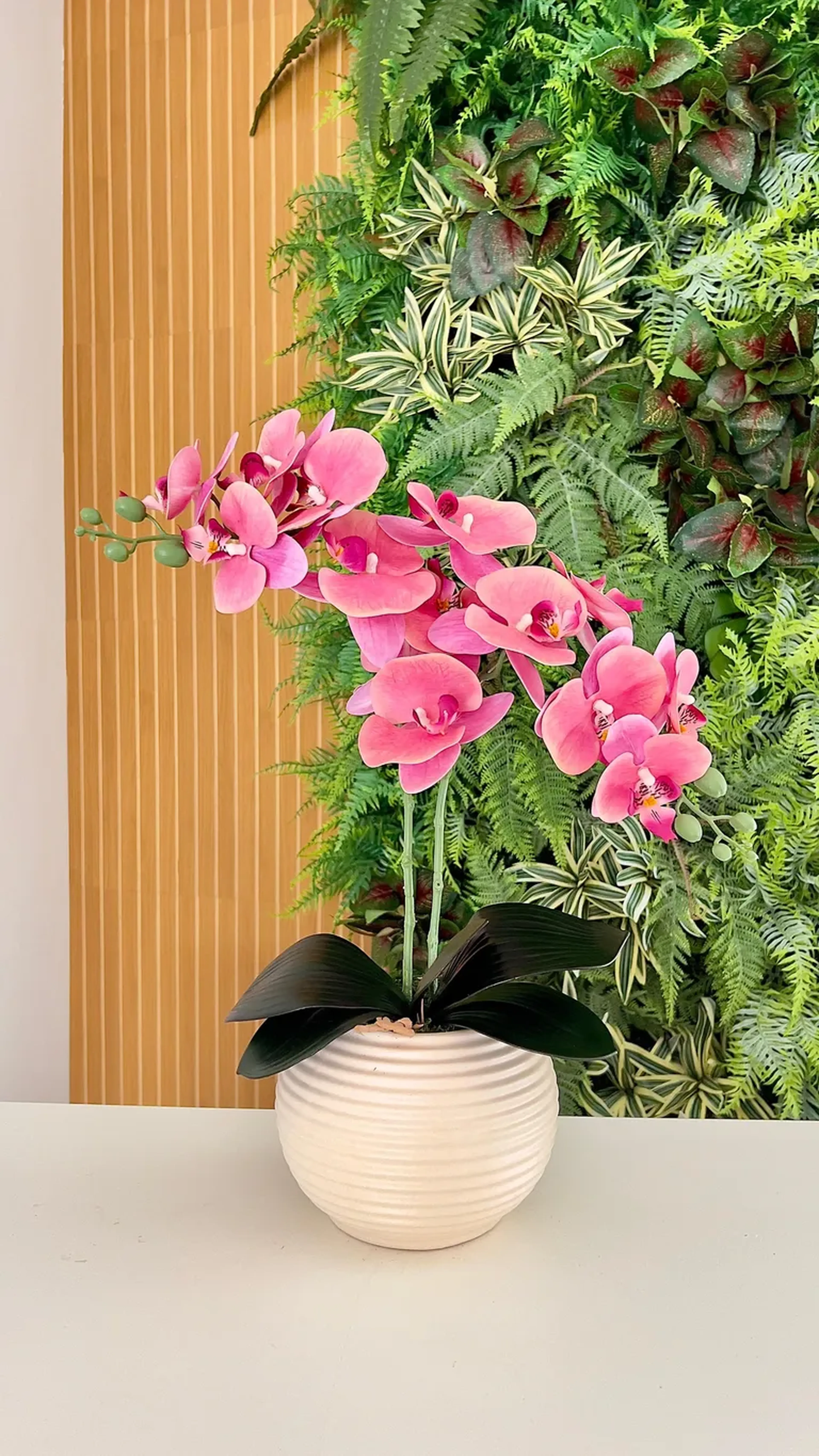 Arranjo De Orquídea Rosa imagem