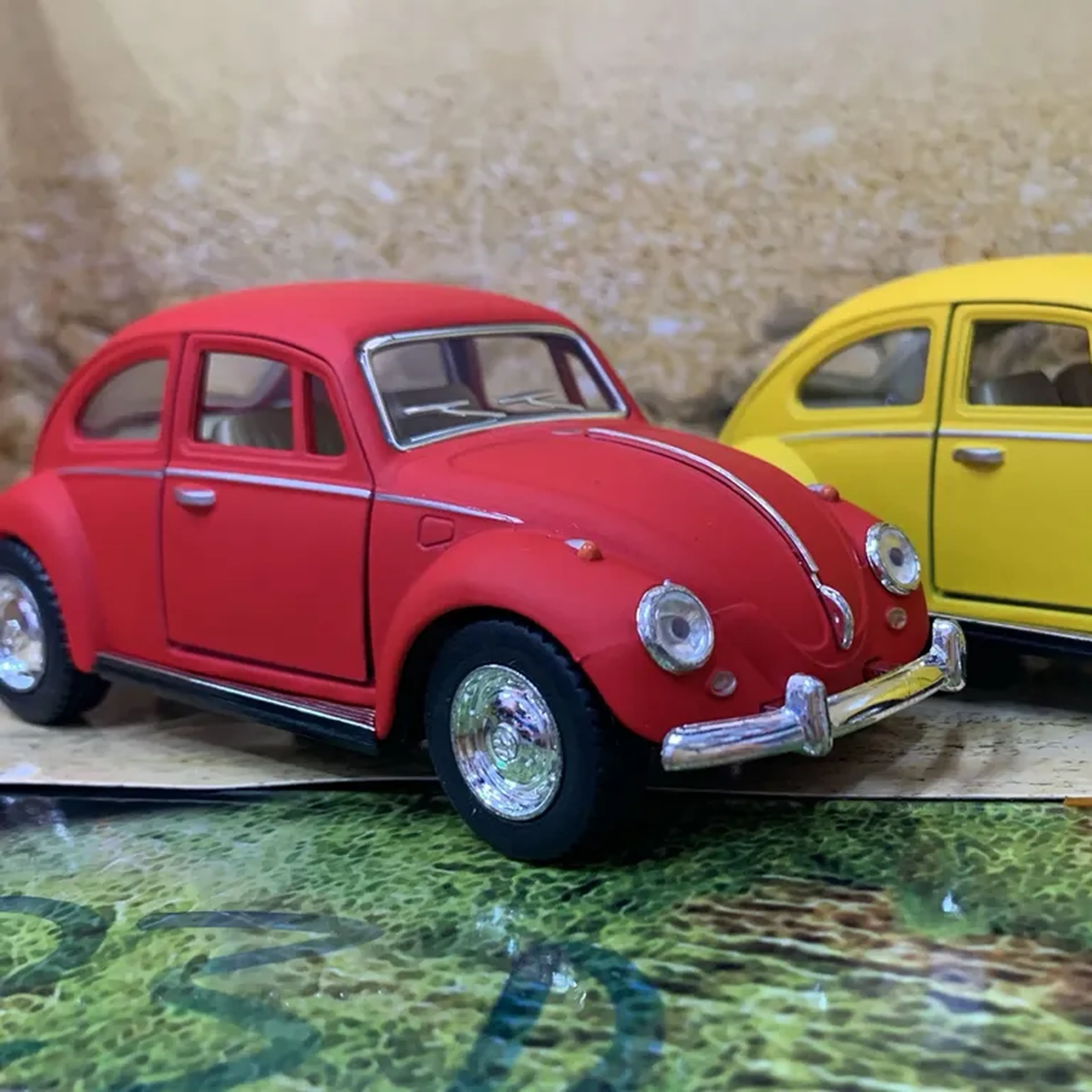 fusca vermelho fosco imagem
