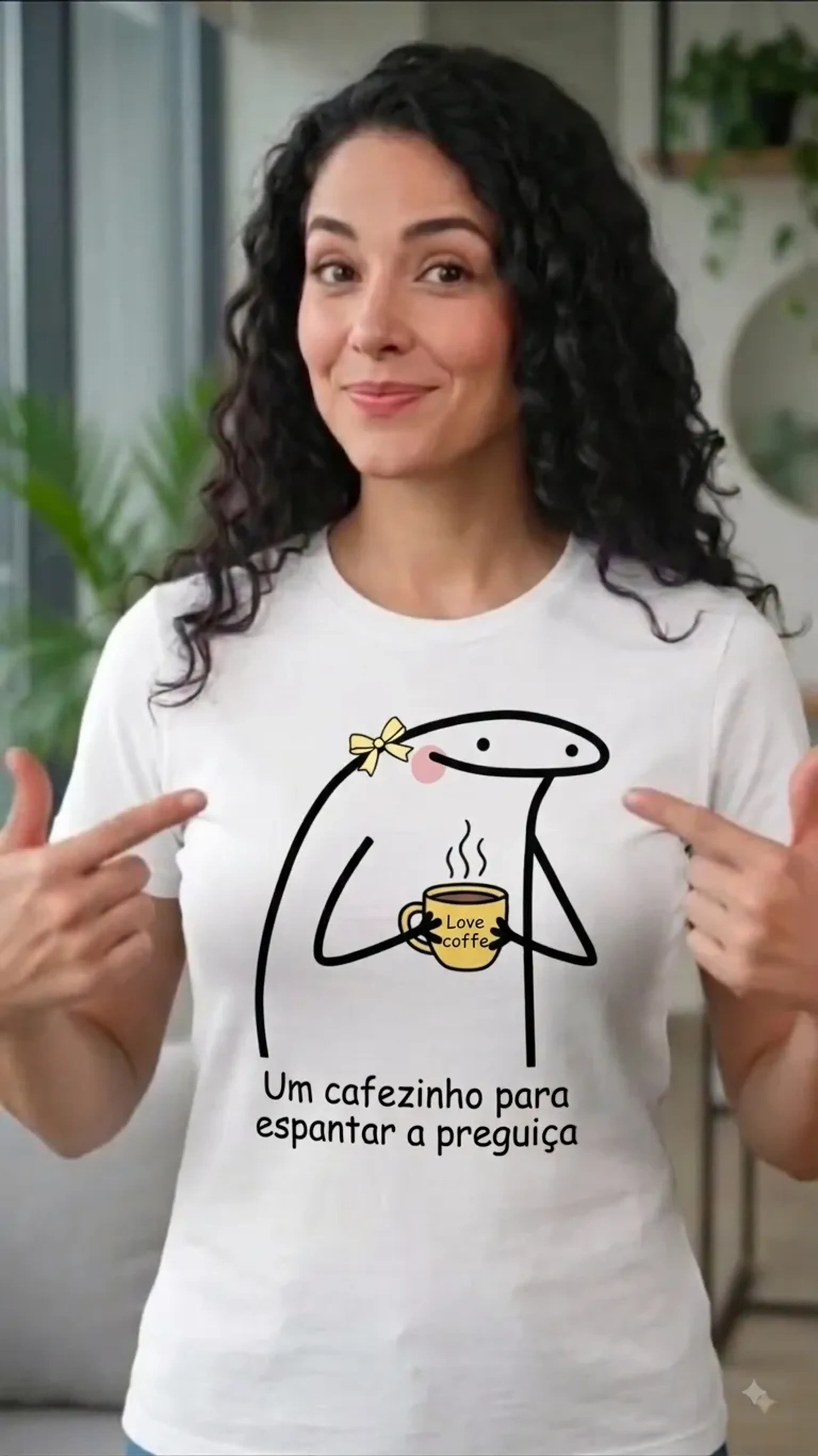 Camiseta branca Flok imagem