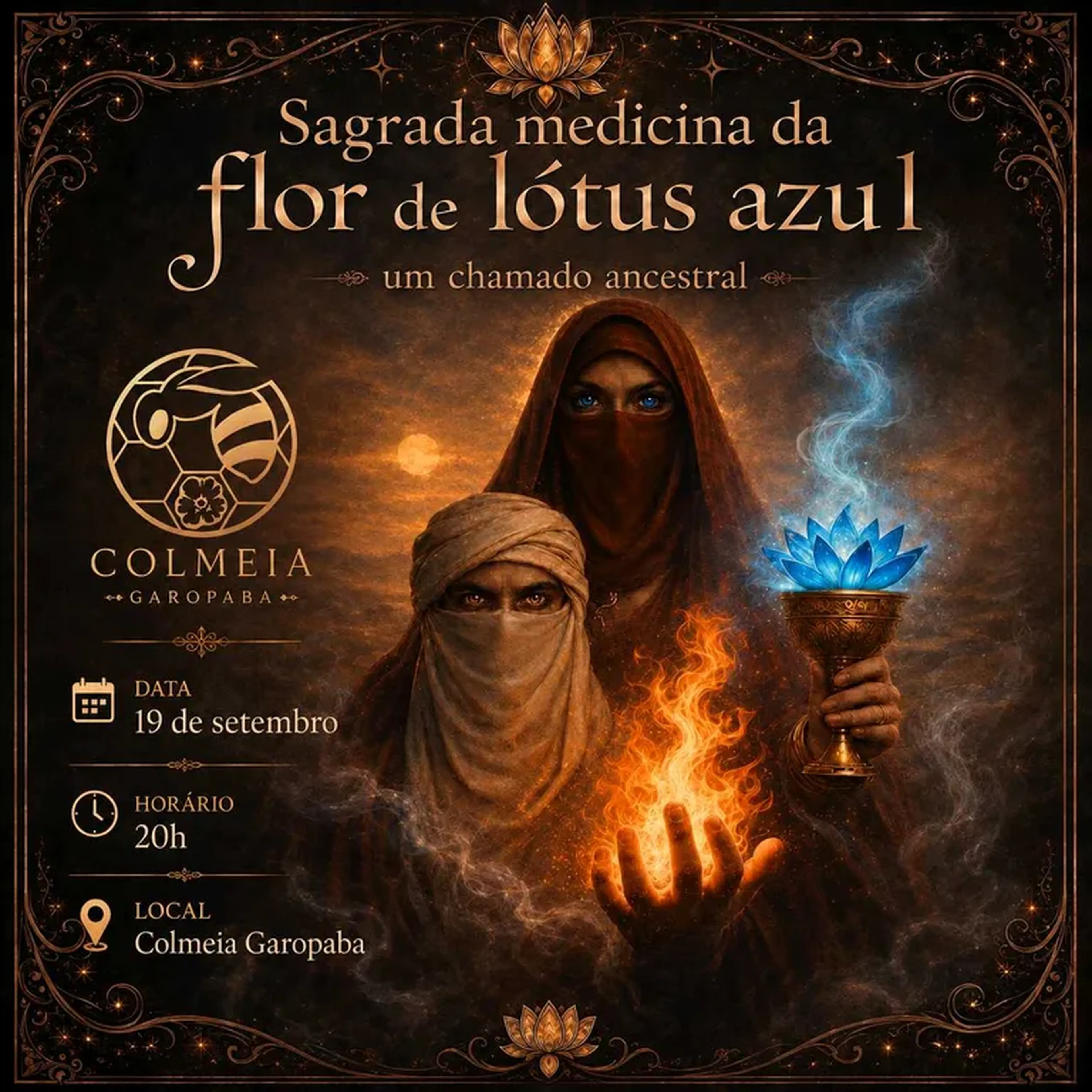 Cerimônia com a sagrada medicina do lotus azul - 19 setembro imagem