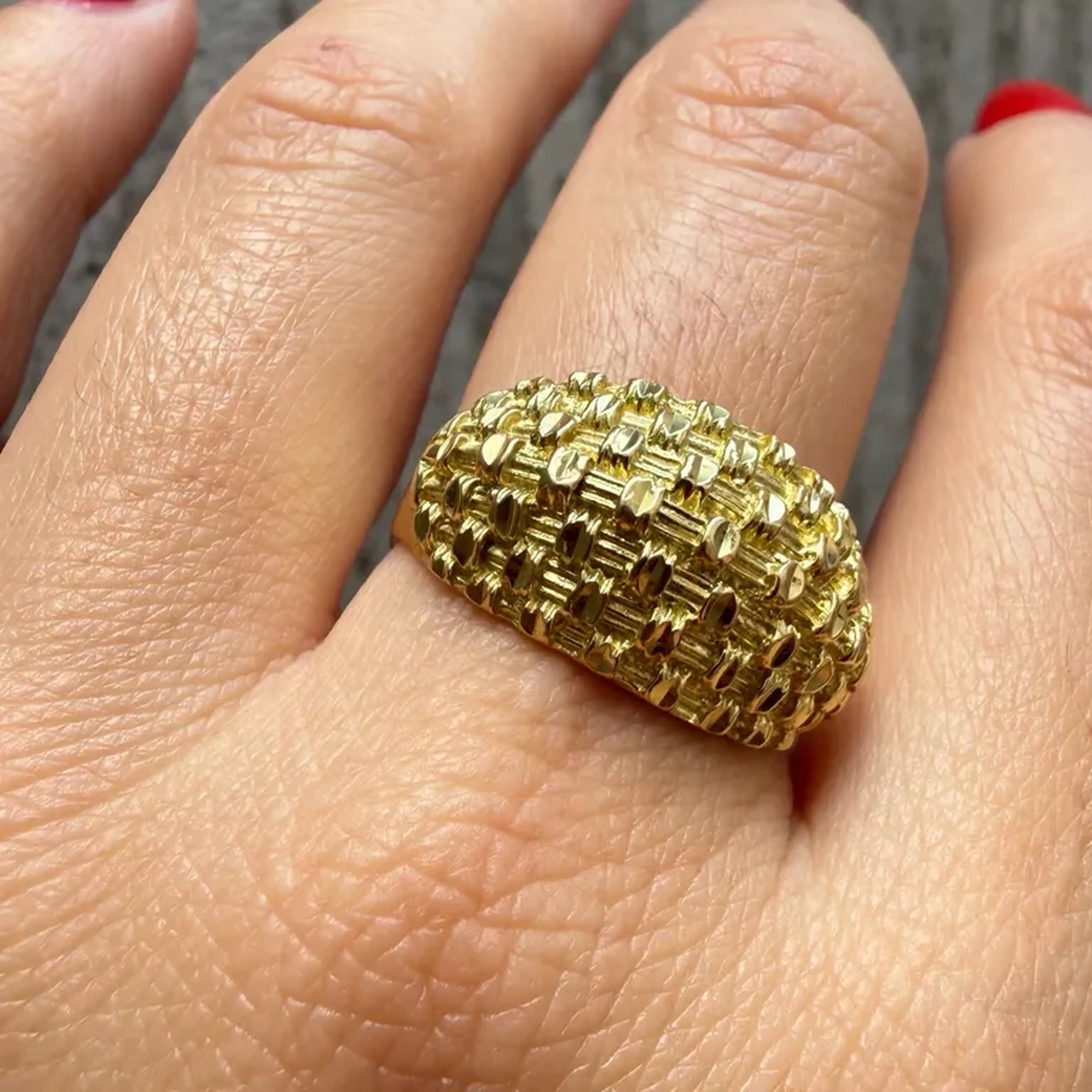Anel Ouro 18k imagem