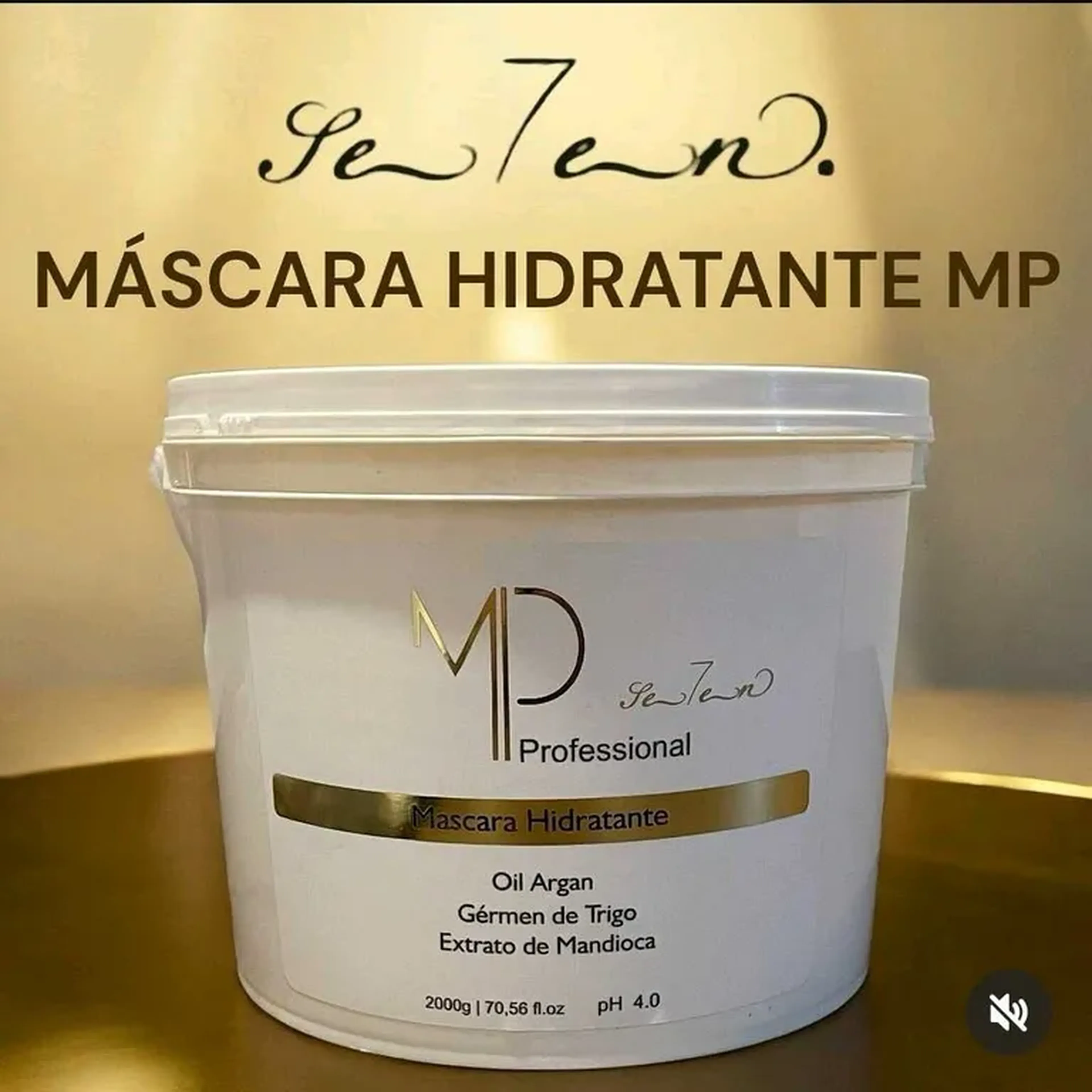 máscara de hidratação a base de mandioca Se7en 2000Gr imagem